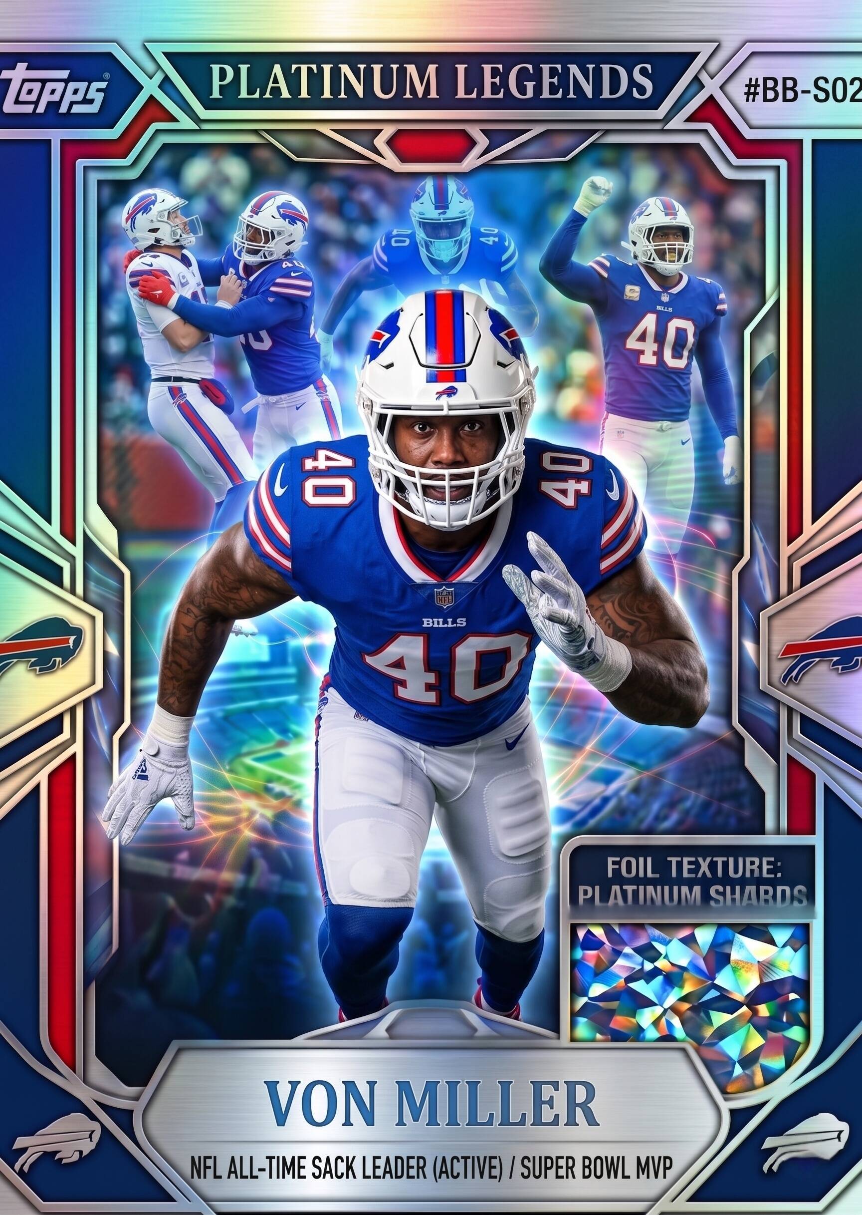🏈BUFFALO BILLS. 67th Anniversary Premium Trading Card Box