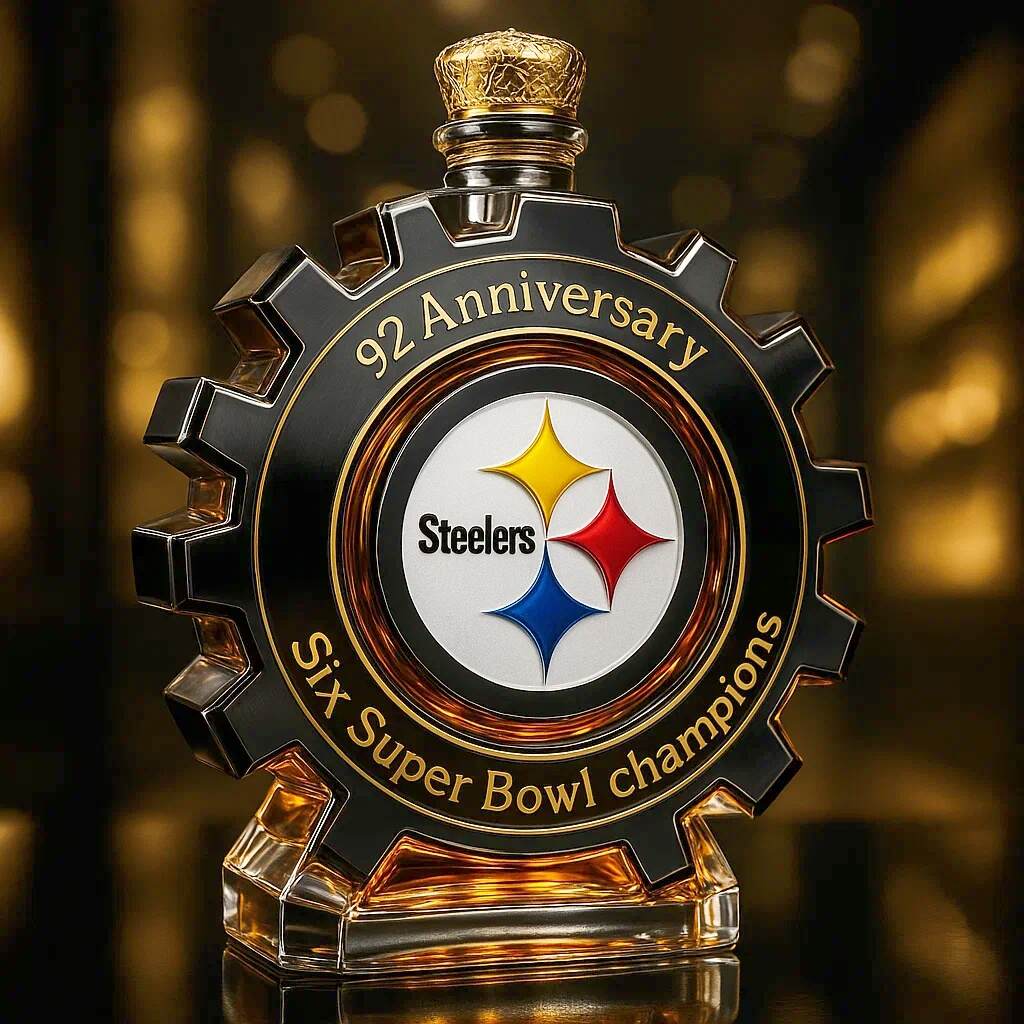 Pittsburgh Steelers Gear Whisky Bottle