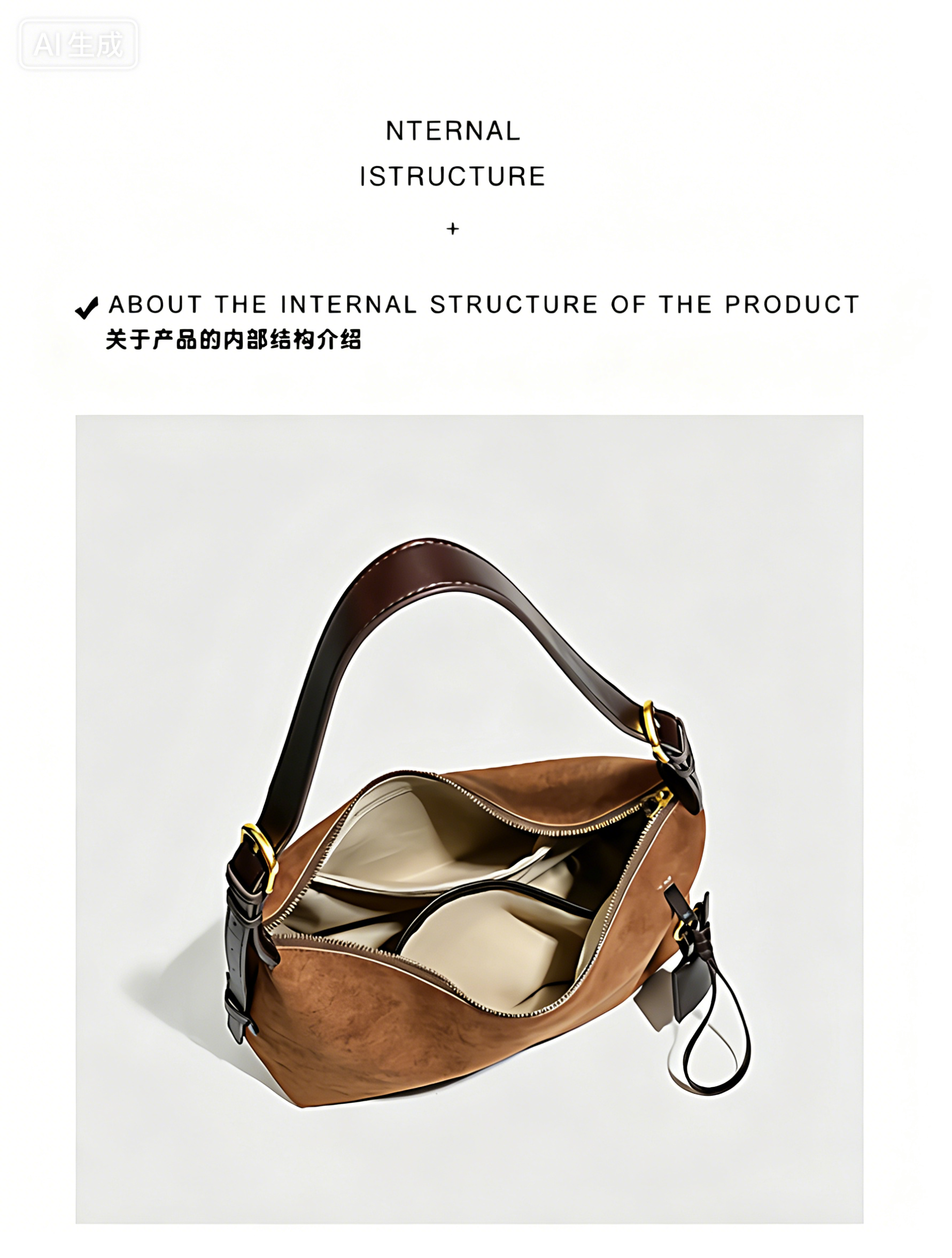 Fashionable women handbag with classic design