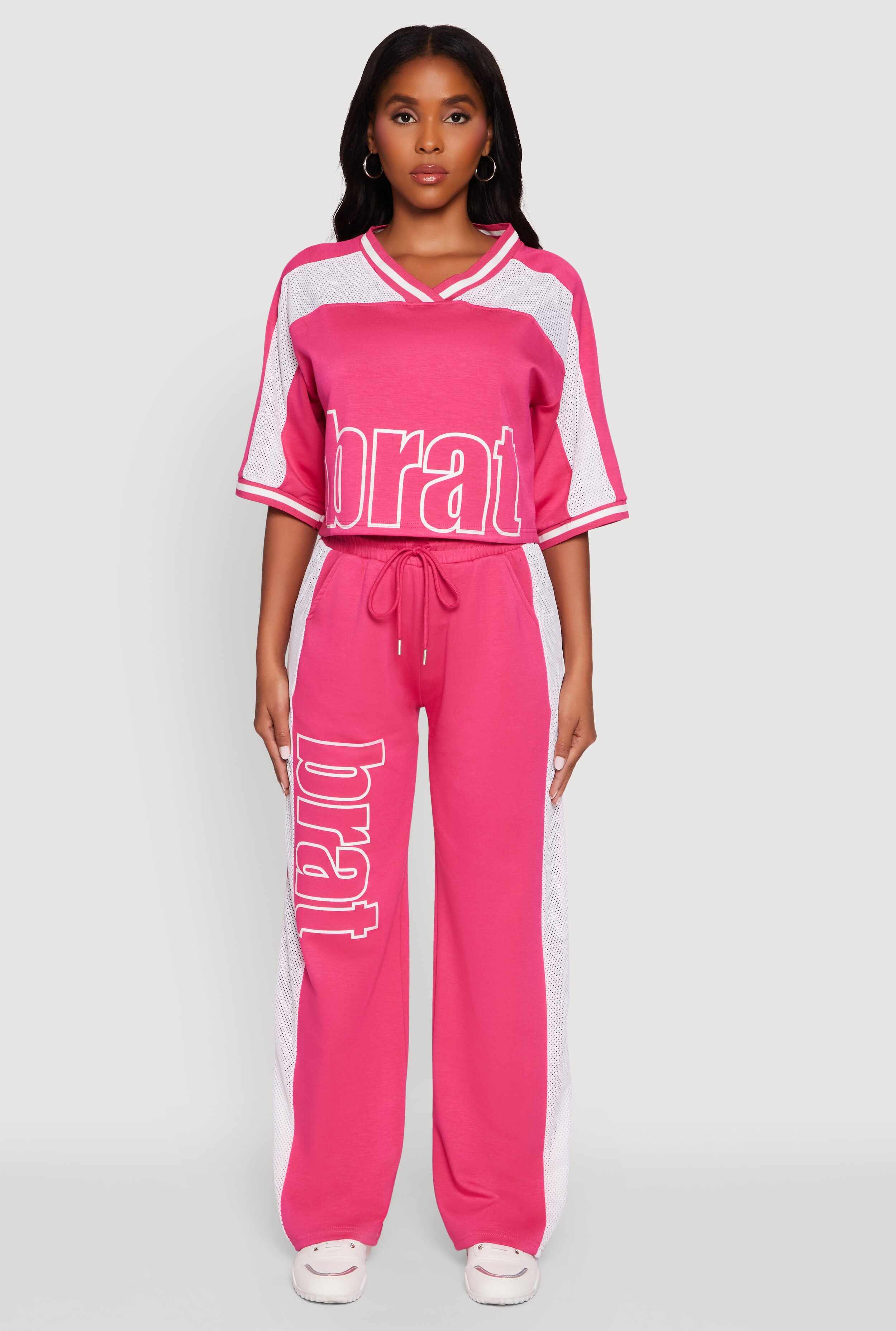Brat Graphic Jersey Top