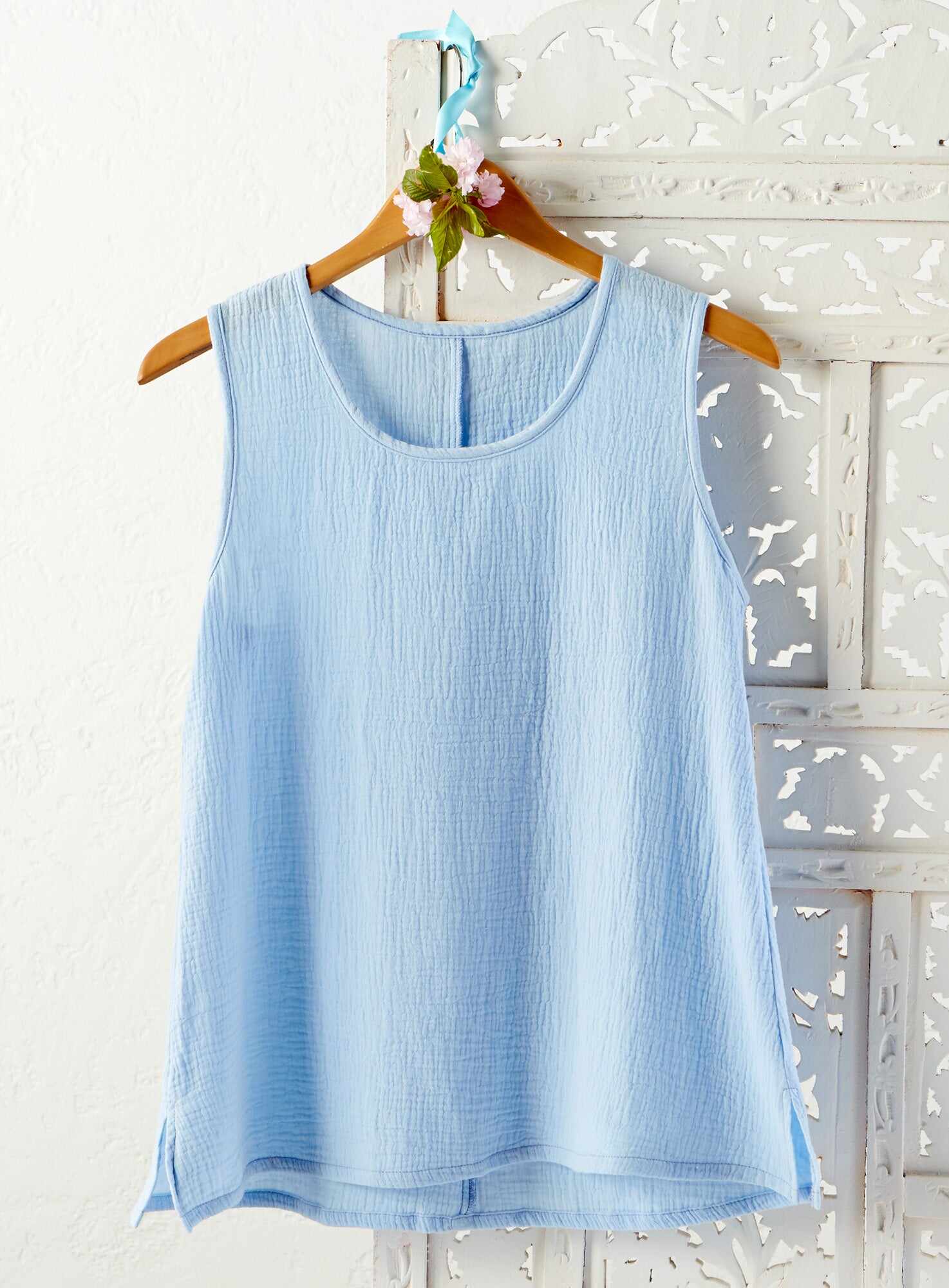 Cotton Ripple Tank Top