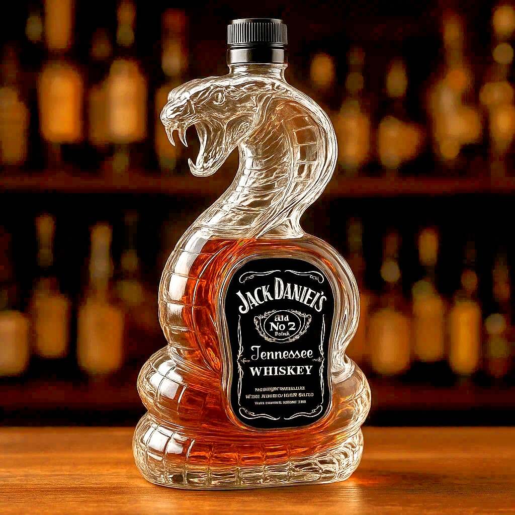Cobra whisky bottle