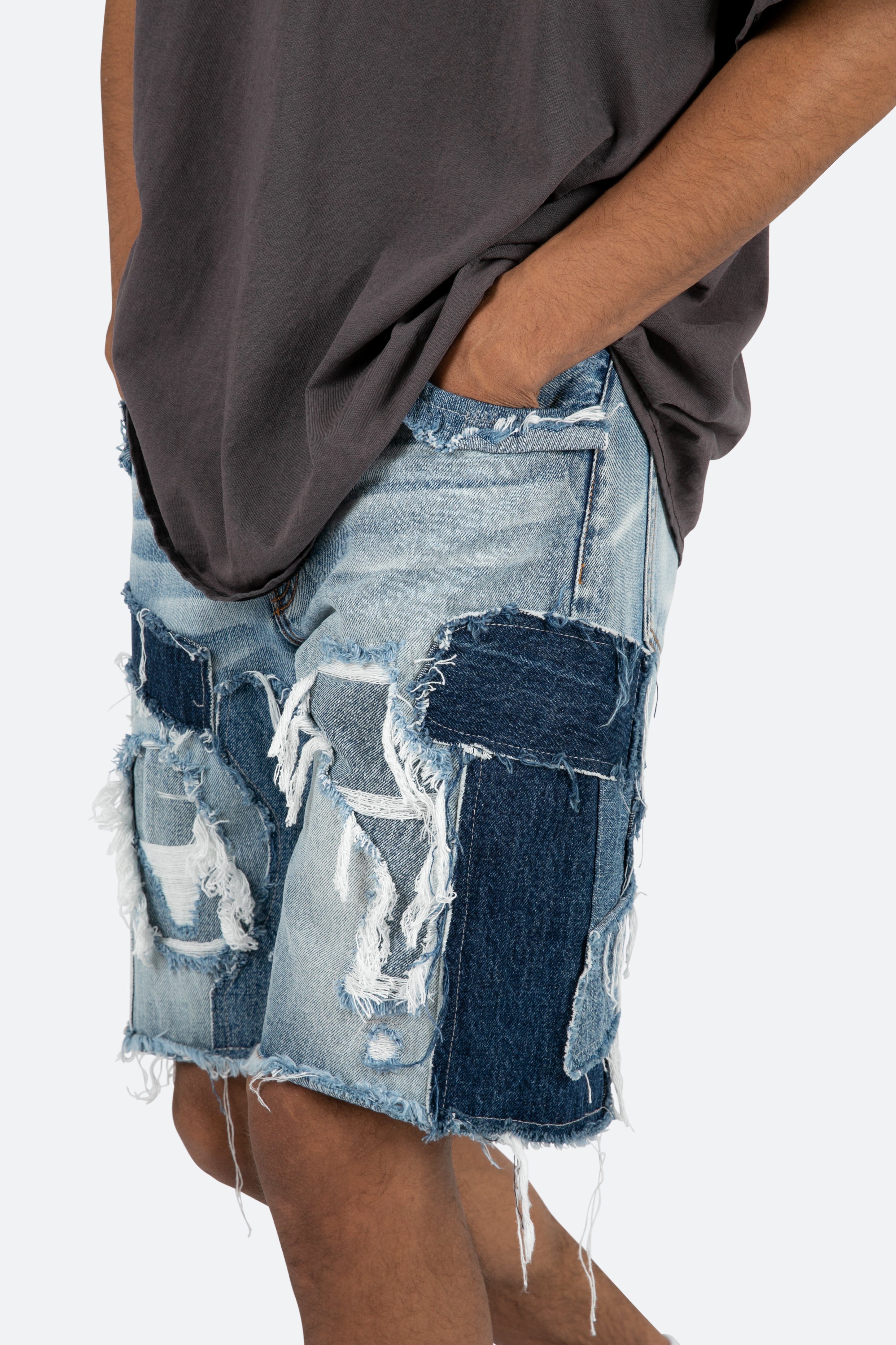R464 Denim Shorts - Blue