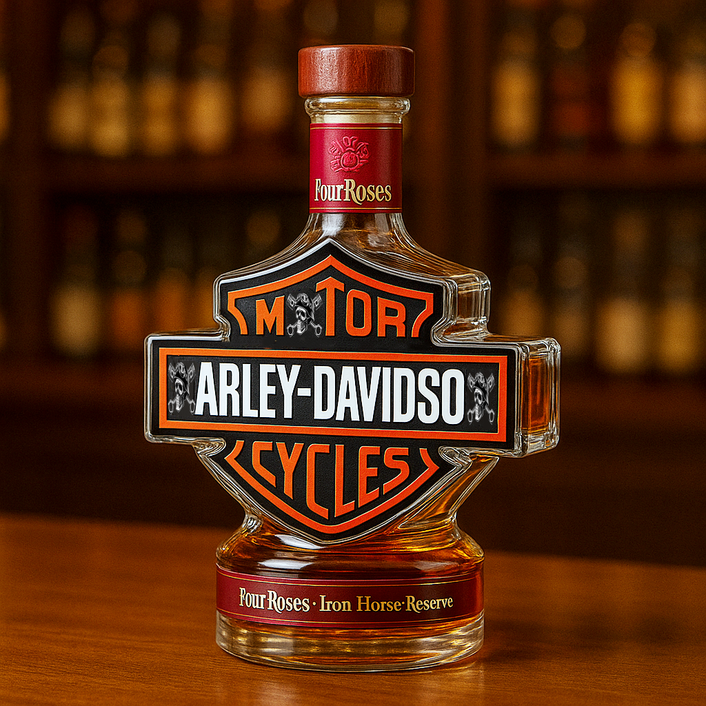 Harley Davidson Whiskey Bottle