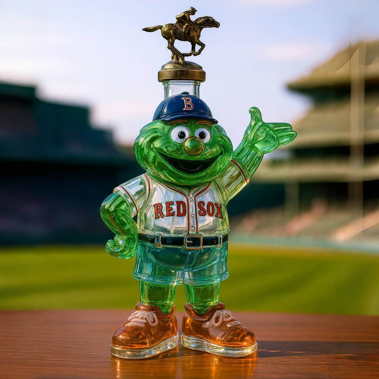 Red Sox Wally Whiskey Bottle