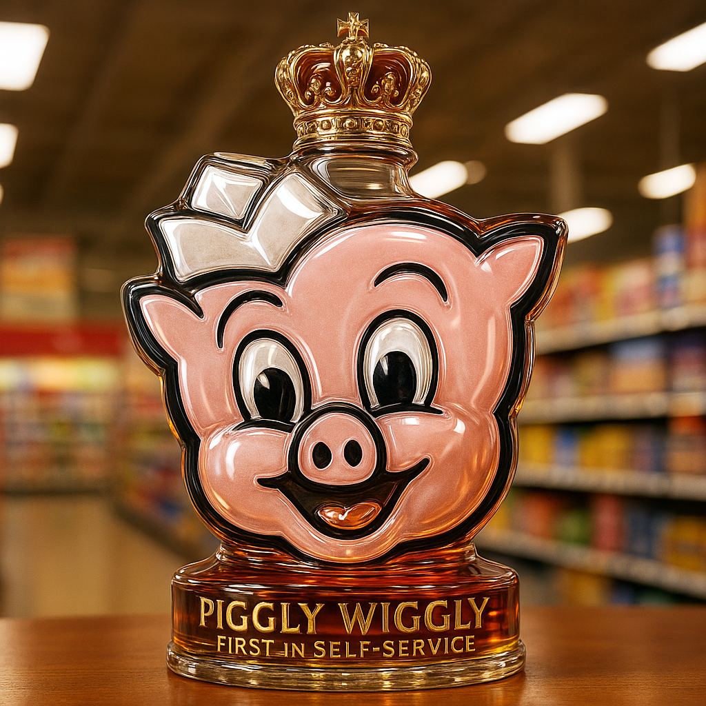 Piggly Wiggly Commemorative Whiskey Bottle
