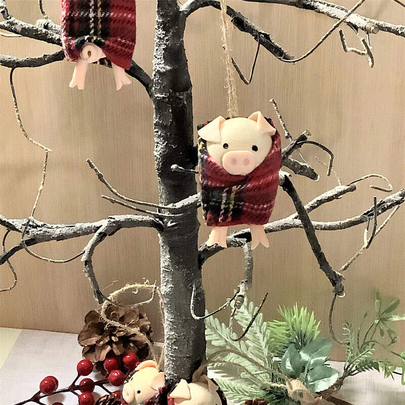 Pigs in Blankets Christmas Ornament