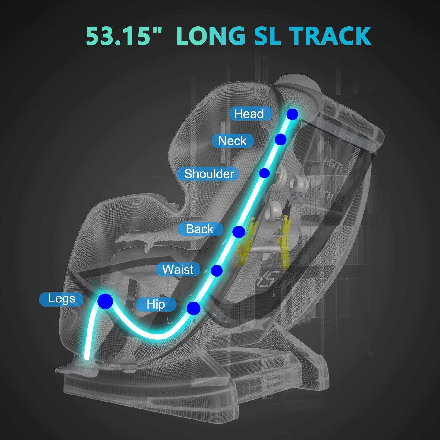 OWAYS Massage Chair,Zero Gravity SL Track Massage Chairs, Full Body Shiatsu Massage Chair Recliner with Space Saving, Auto Body Detection, Thai Stretching, Bluetooth Speaker, Heat, Foot Roller