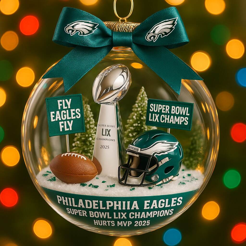 Super Bowl Champion Philadelphia Eagles Ornament