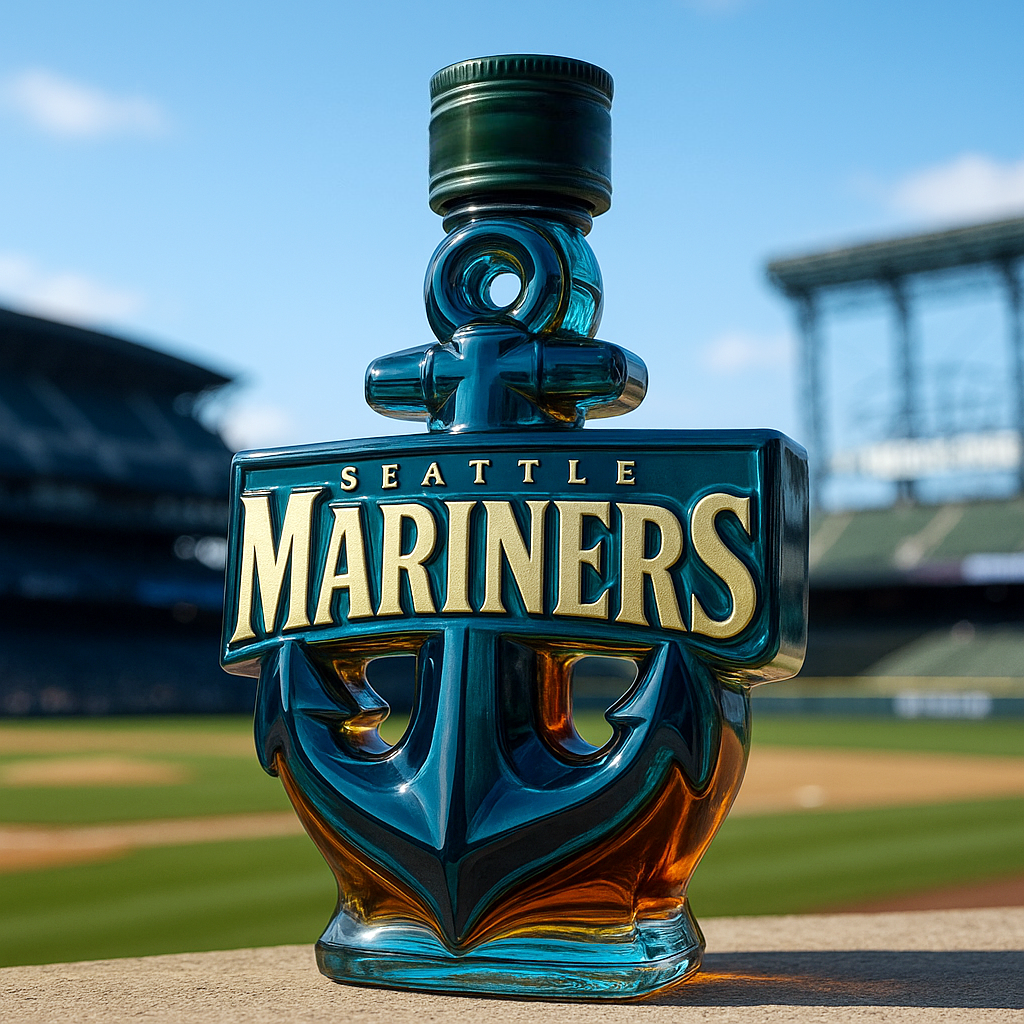 Seattle Mariners Limited Edition Whiskey Bottle