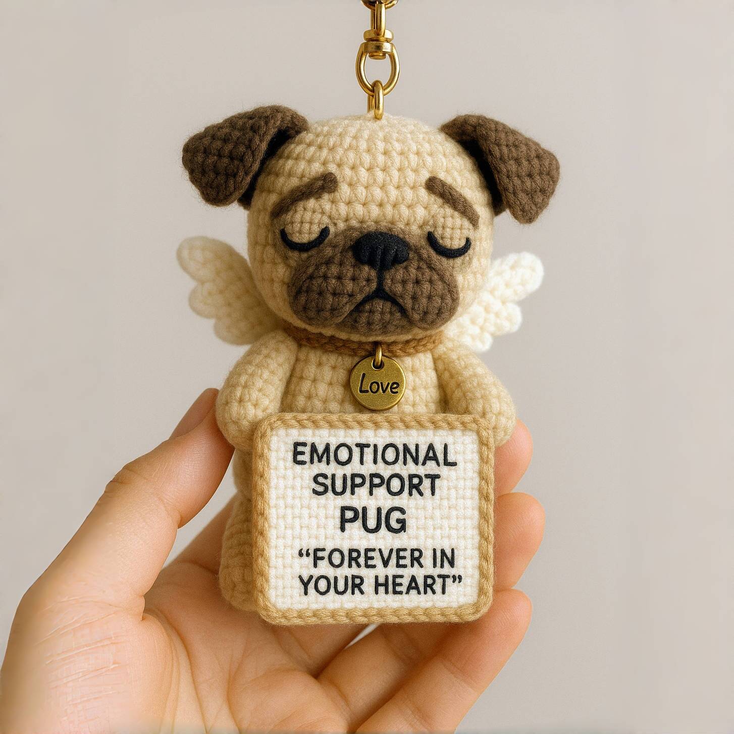 Remembrance Pup Keychain