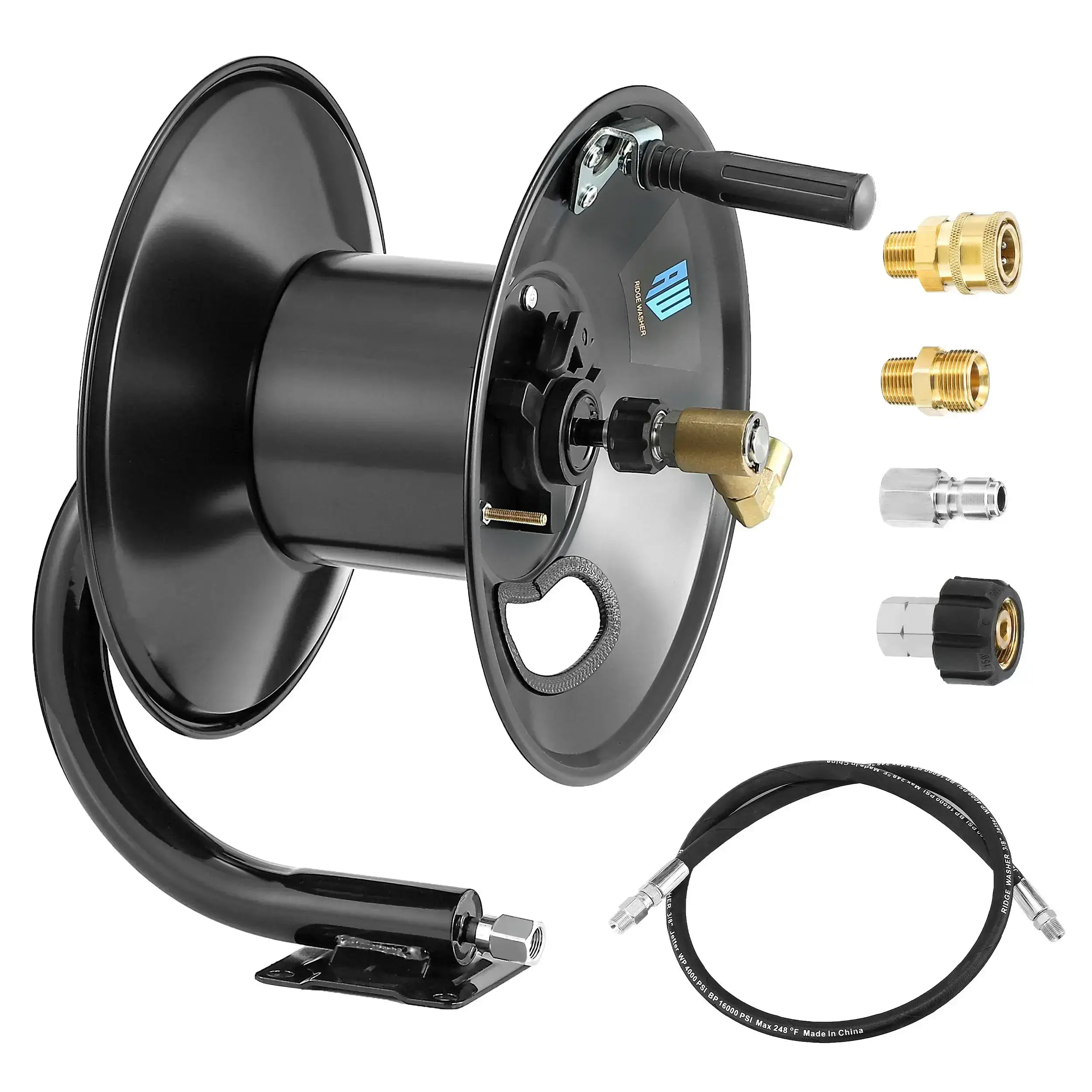 Pressure Washer Hose Reel 100 ft 3/8