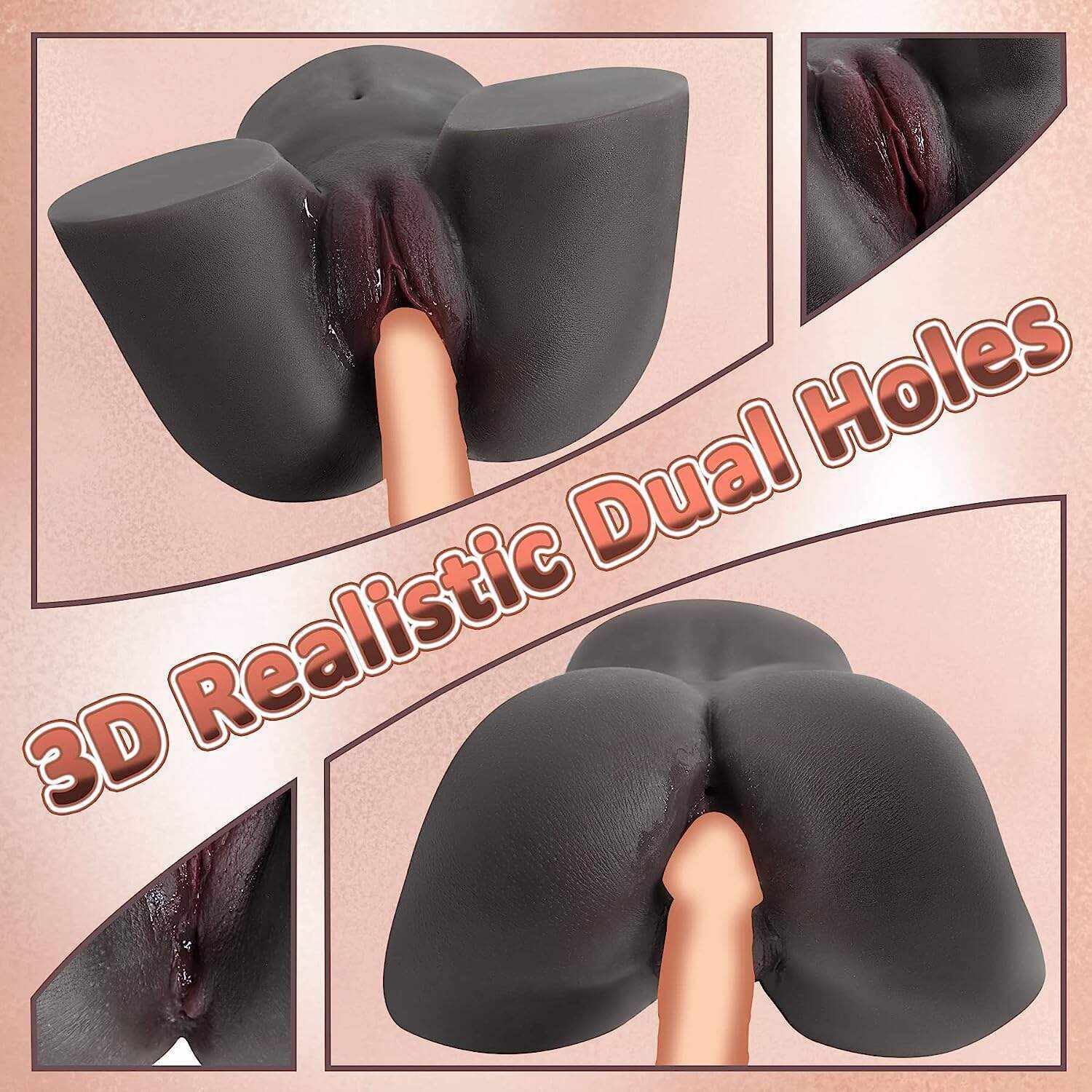 Sex Doll Male Sex Toy for Men, Pocket Pussy Ass Sex Dolls Torso Love Doll with Realistic Vagina Anus, Adult Sex Toys for Men (8.6X7.1X4.7In, 5.5LB)