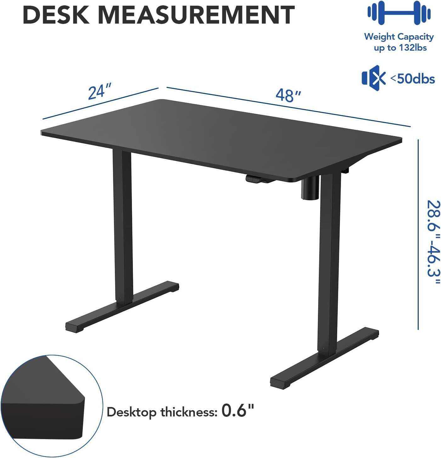 2024 New Electric Lift Computer Desk