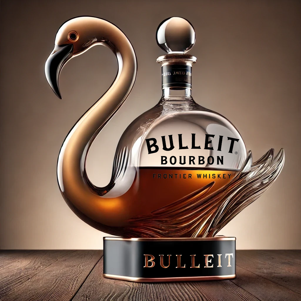 Luxurious Whisky Flamingo Bottle