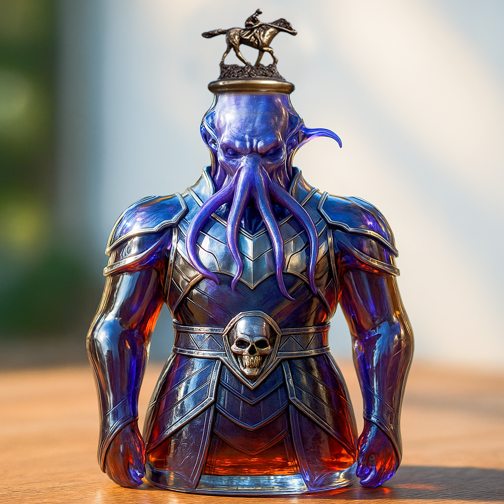 D&D Mind Flayer Whiskey Bottle
