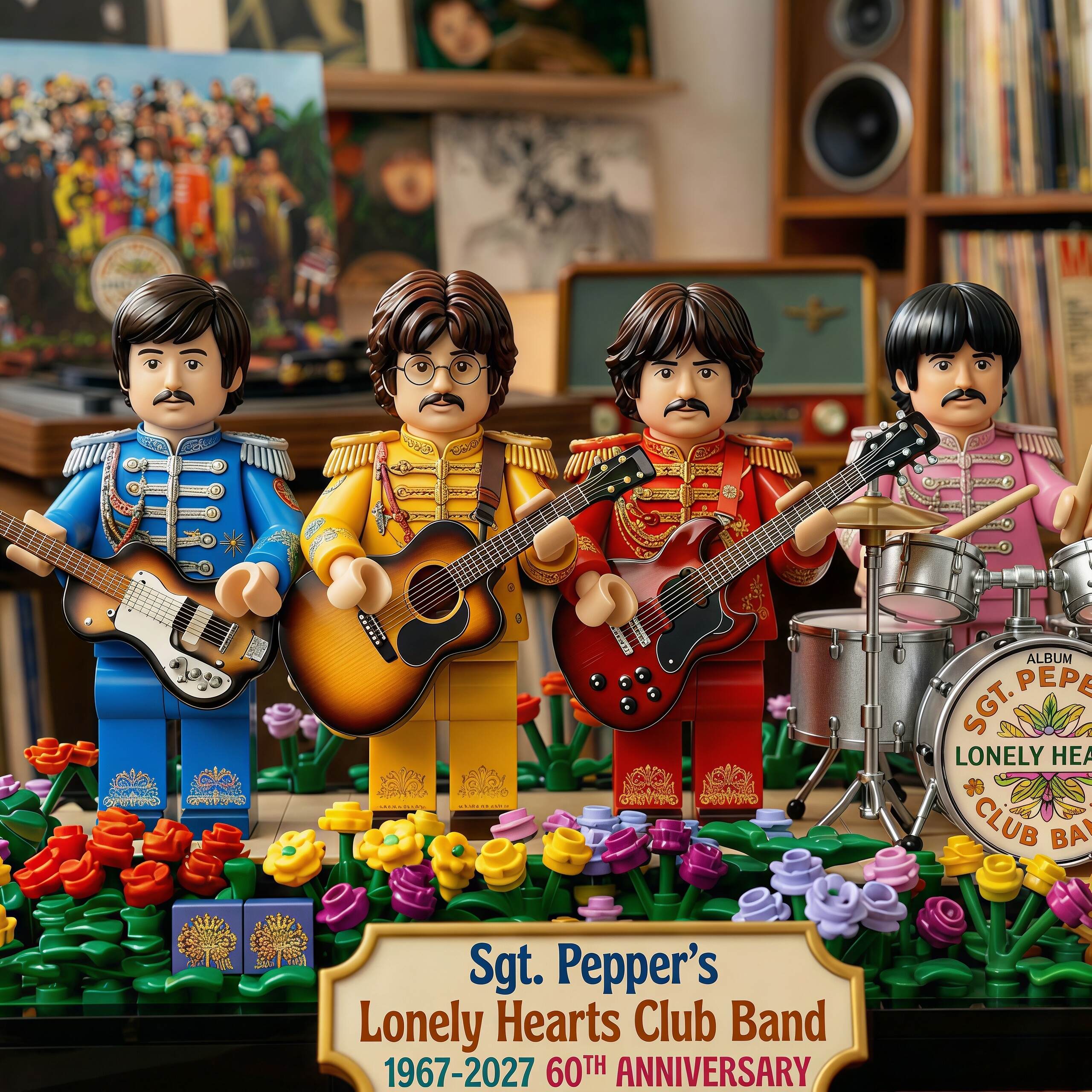 🎵THE BEATLES: “Sgt. Pepper's Lonely Hearts Club Band” 60th Anniversary  Building Blocks