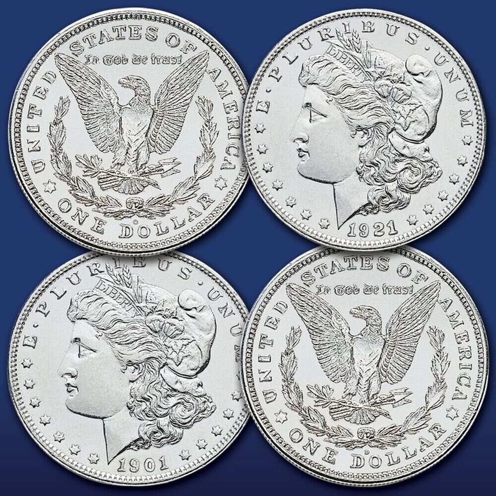 🔥【Complete Set】1878-1921 Morgan Silver Dollar 28PC💰Free Shipping & Quality Assurance