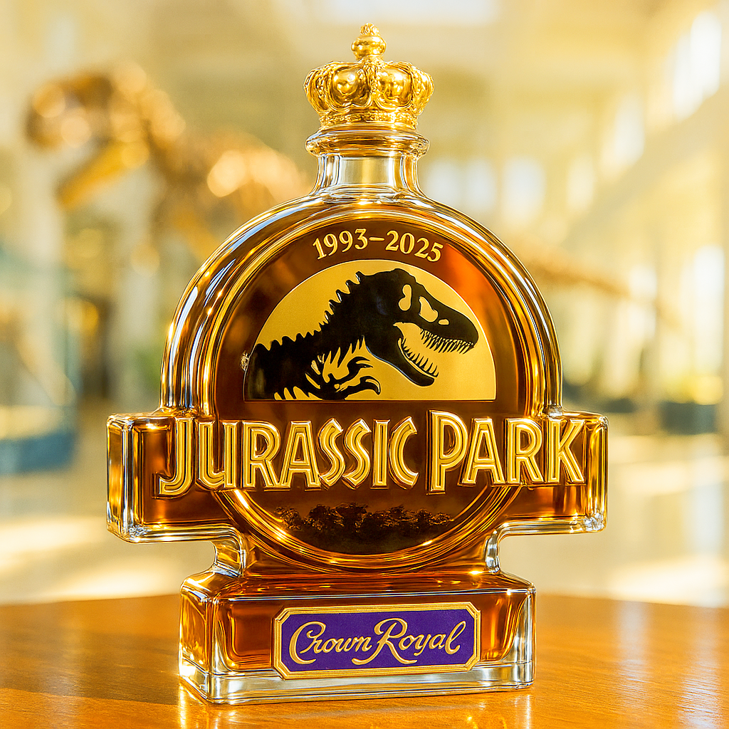 Jurassic Park Commemorative Whiskey Bottle
