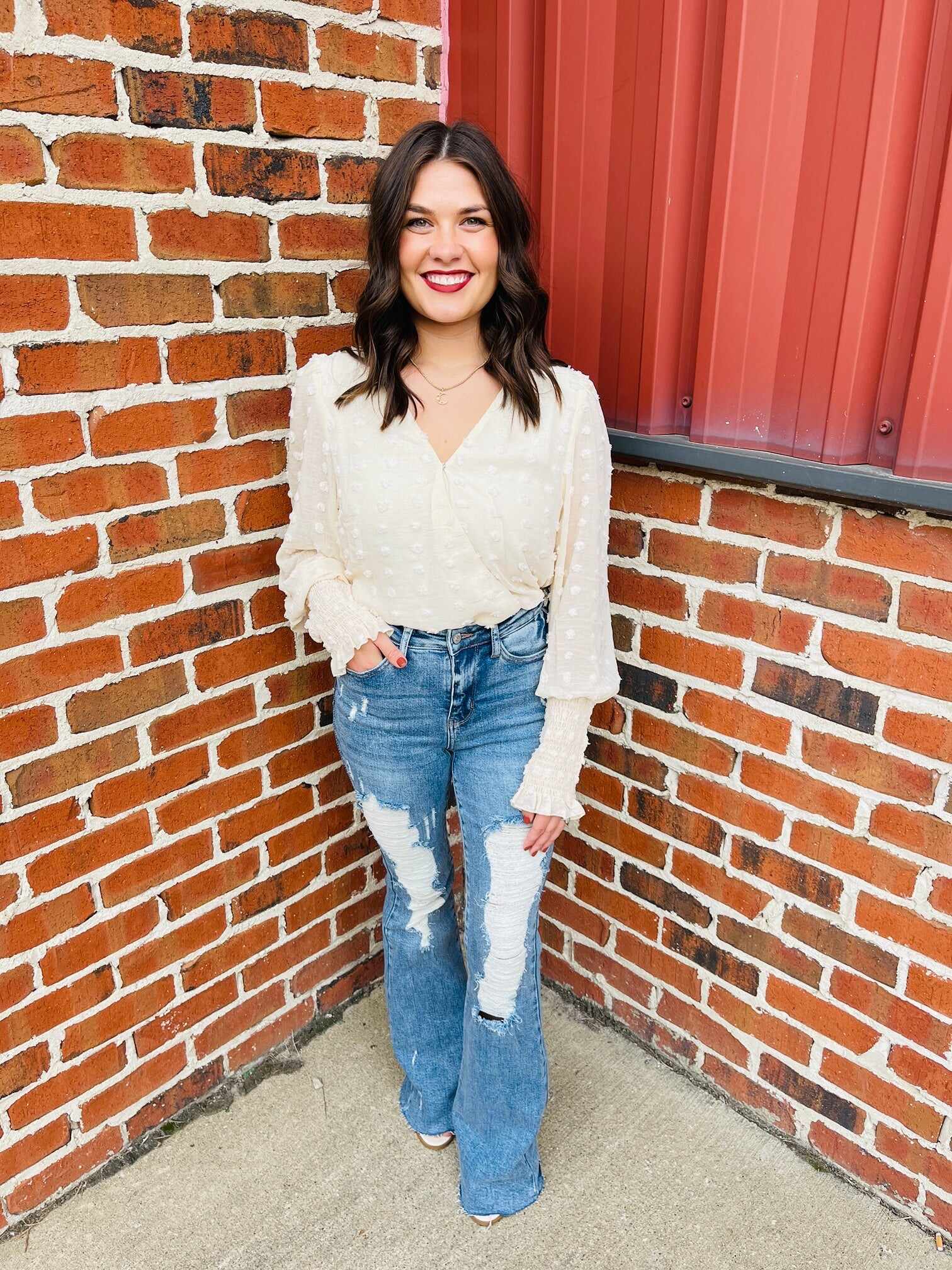 Plus/Reg Dare To Flare Jeans
