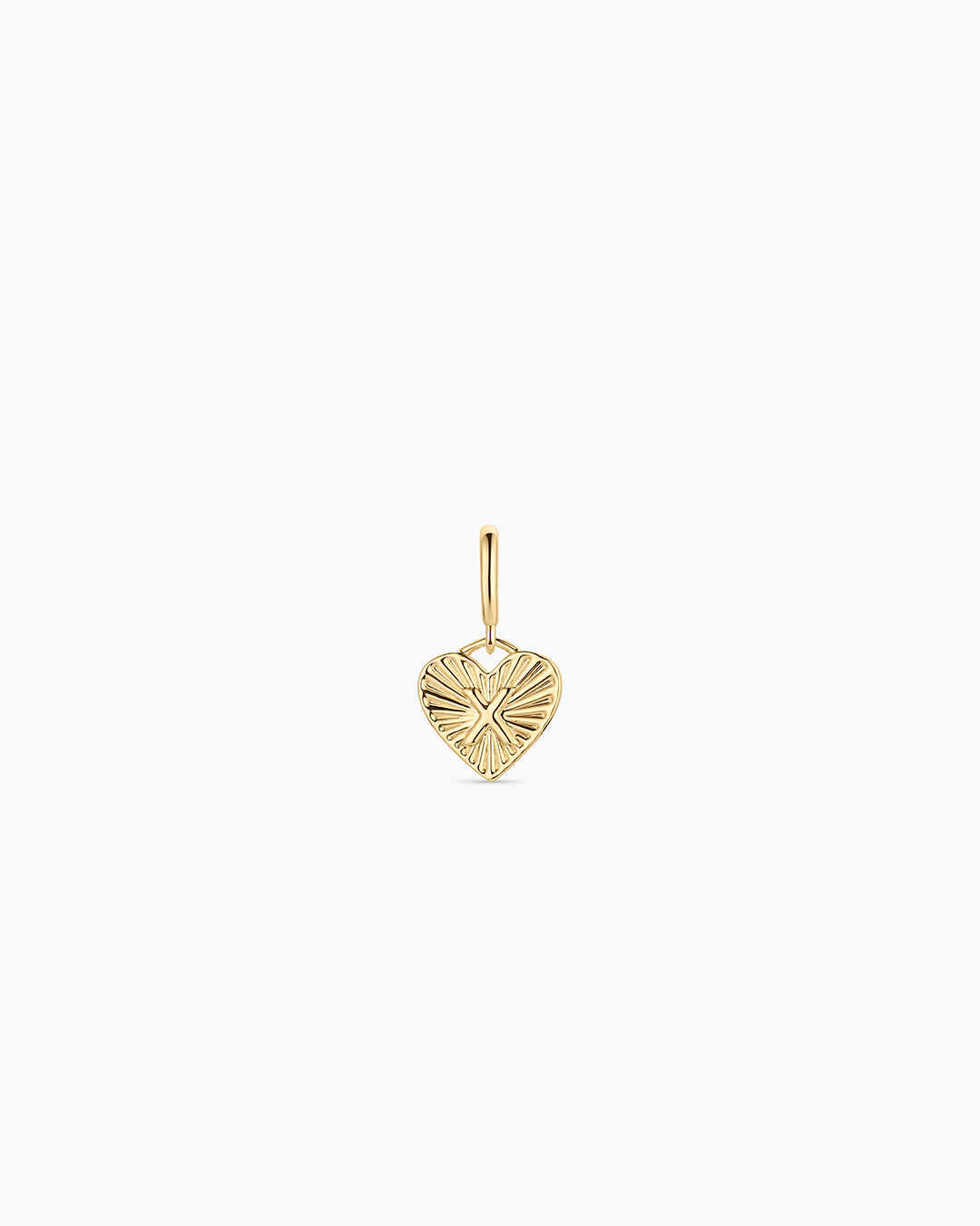 Vintage Heart Alphabet Parker Charm
