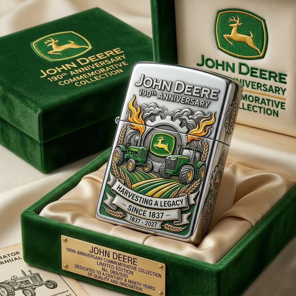 🚜 John Deere 190th Anniversary: Limited Edition Collector Lighter！