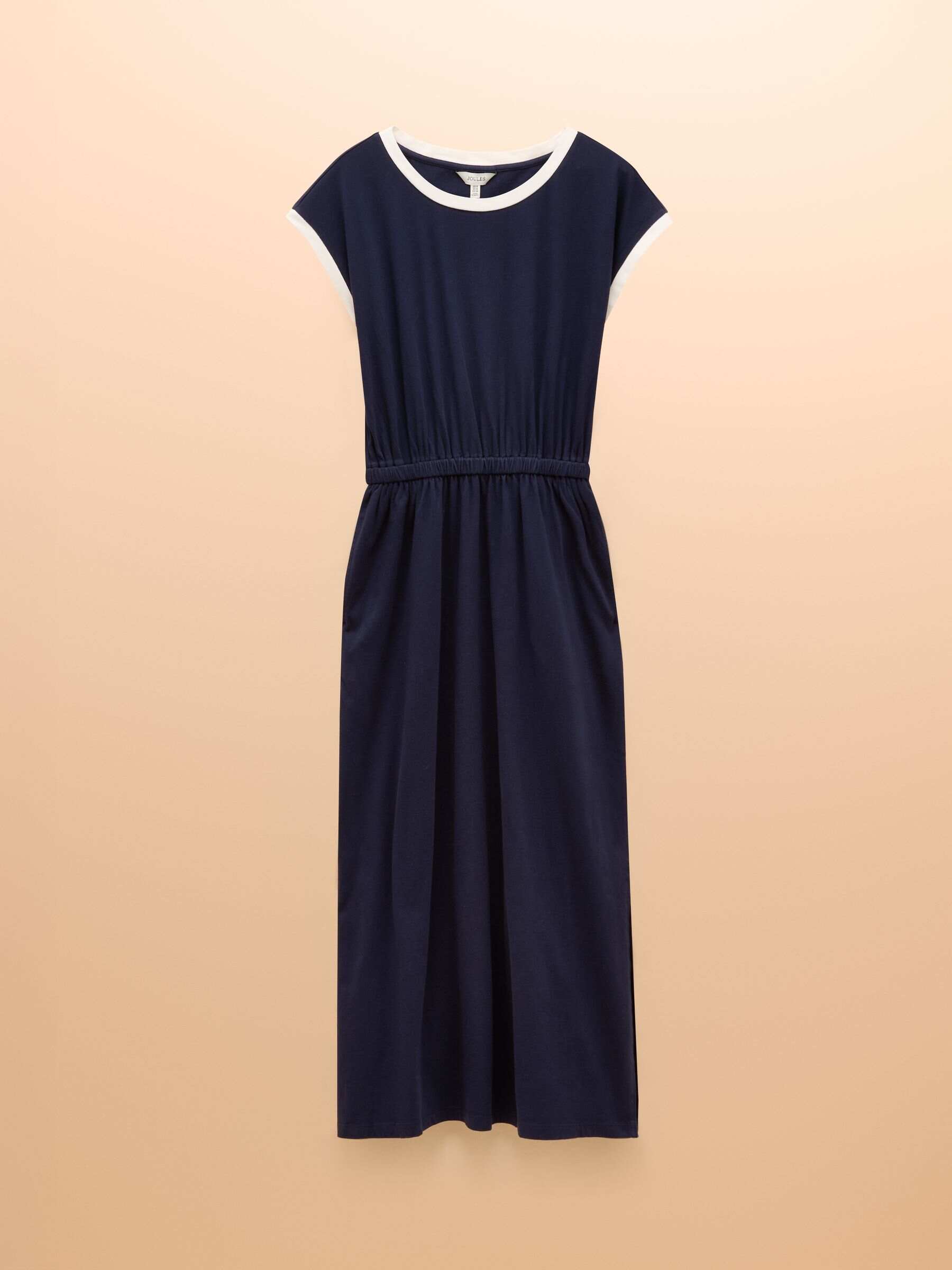 Adeena Navy Jersey Maxi Dress