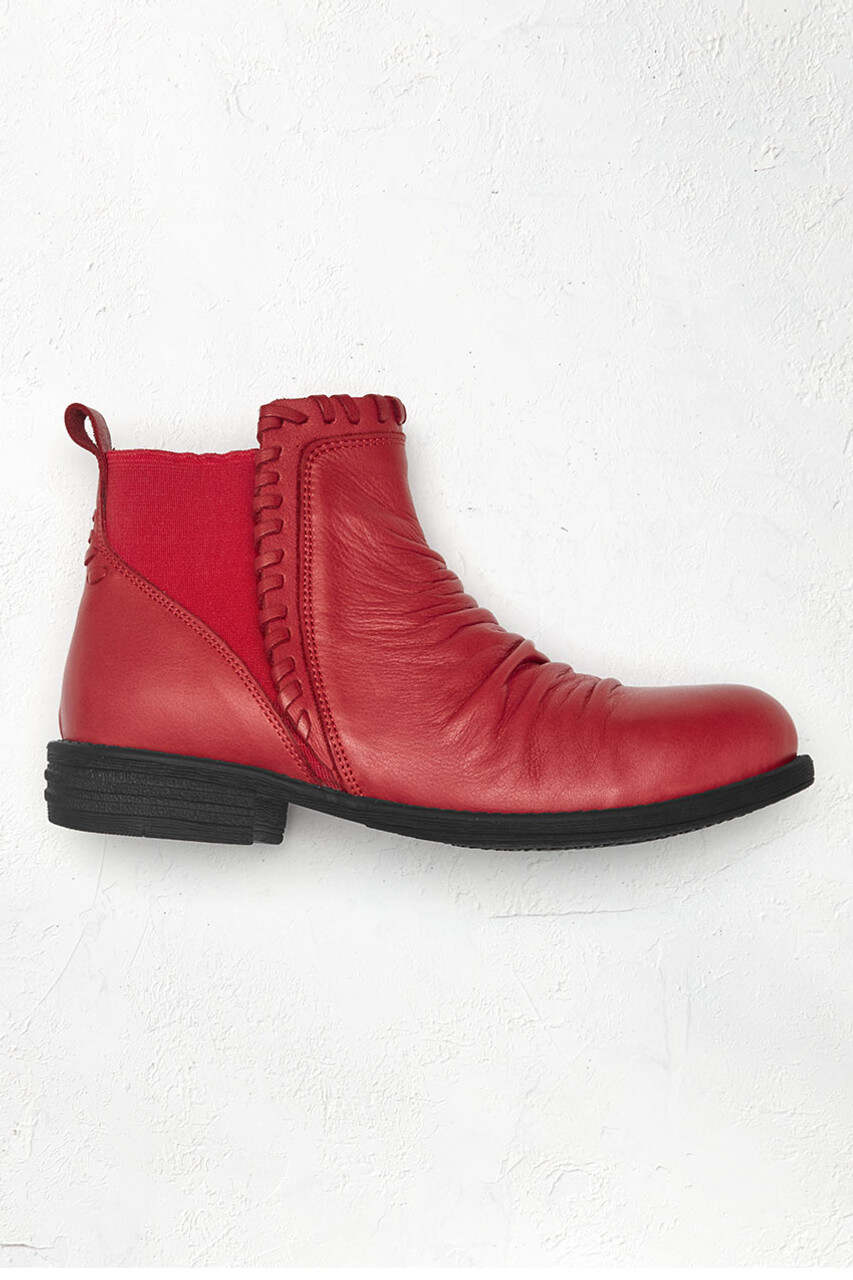 Carmen Leather Booties by Walk With Me™