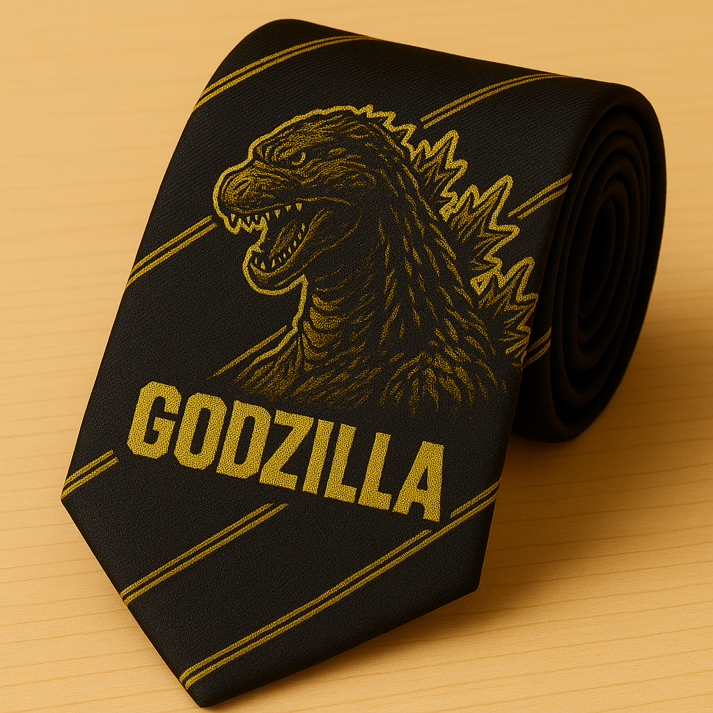 Godzilla Souvenir Tie