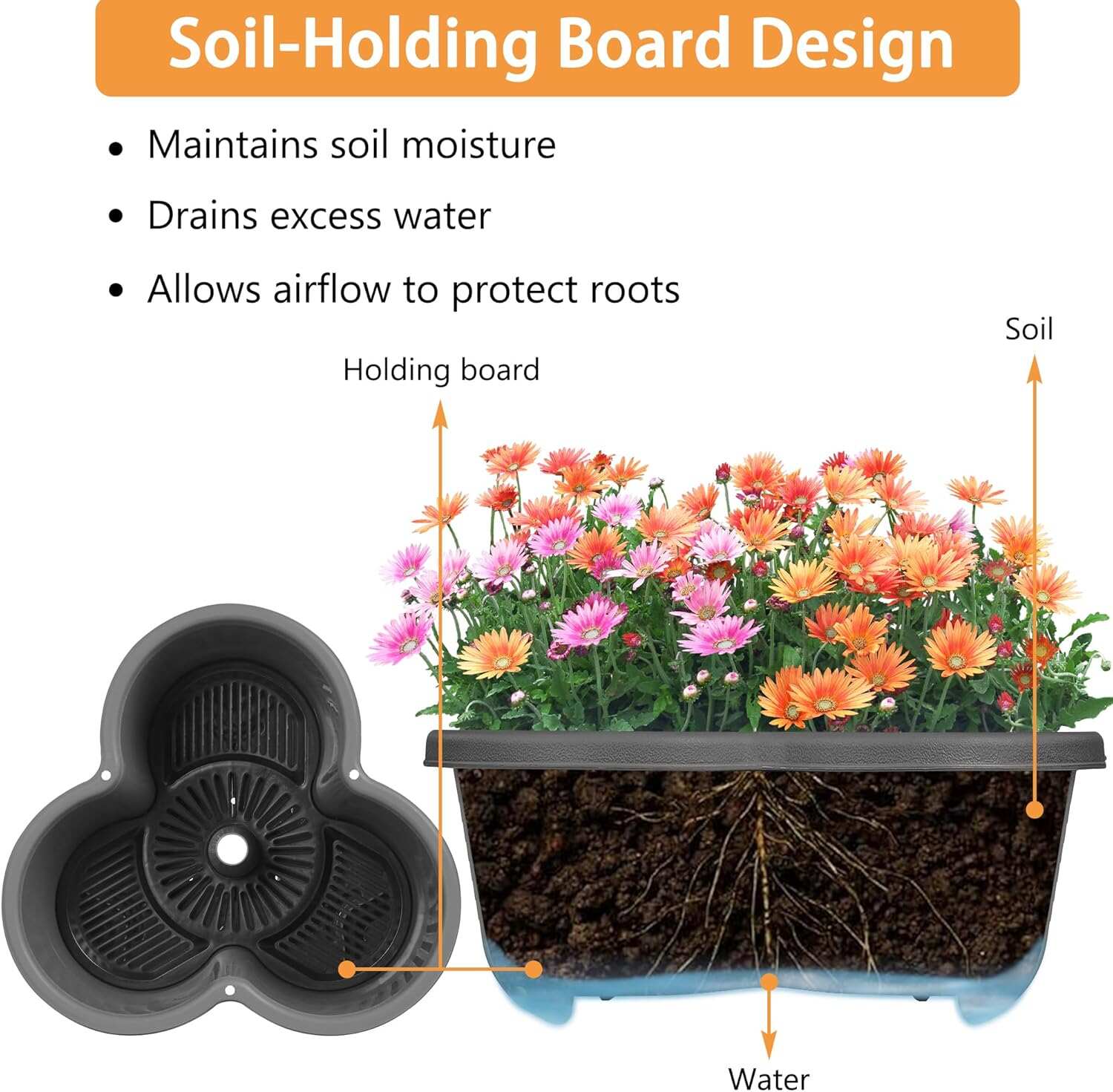 VECELO 7 Tier Vertical Garden Planter