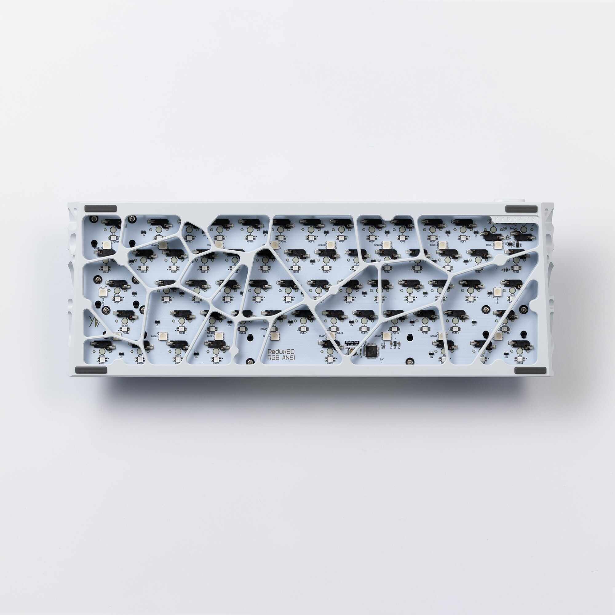 Ready to use Holy60 Keyboard with PBTfans Klein Blue R3