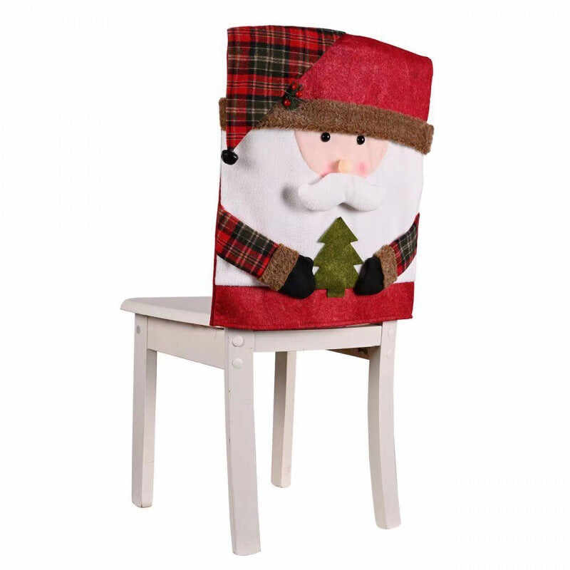 Christmas Chair Back Covers For Dinning Room Decoration