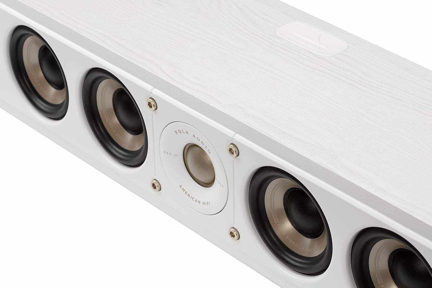 Polk Audio Signature Elite ES20 Bookshelf Speaker - Hi-Res Audio Certified,Dolby Atmos & DTS:X Compatible, 1