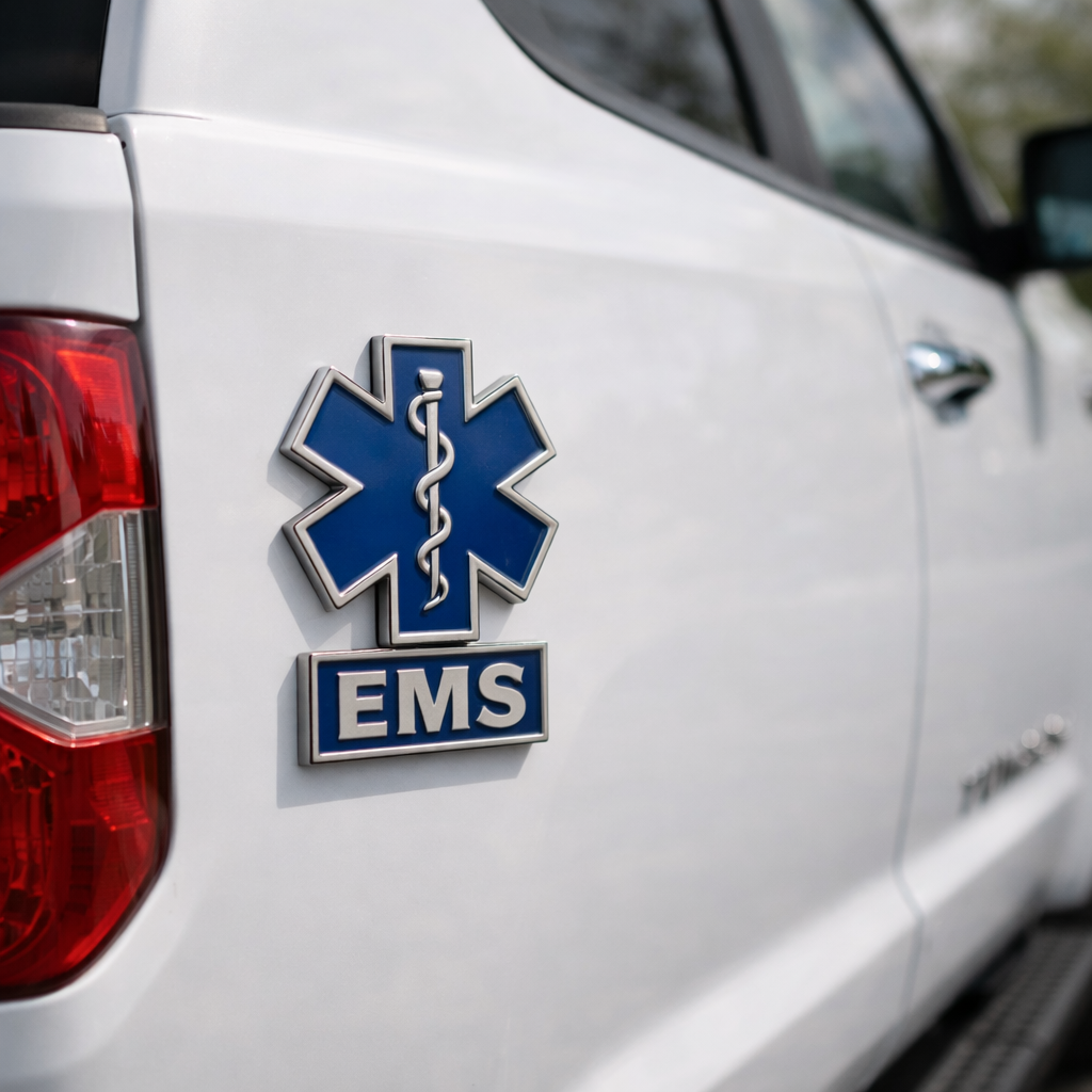 EMS Star of Life Car Badge