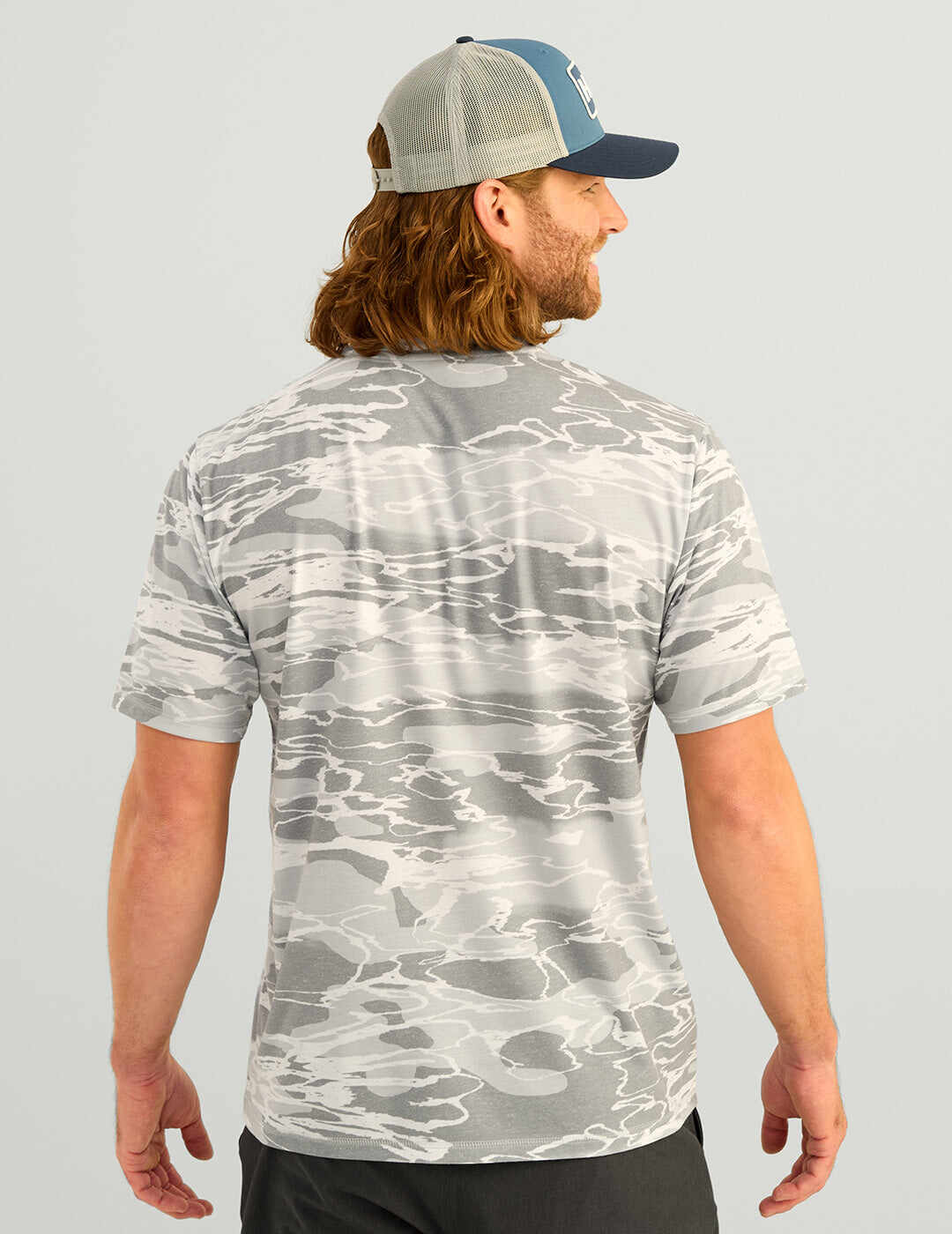 Leeward Short Sleeve Camo Crew