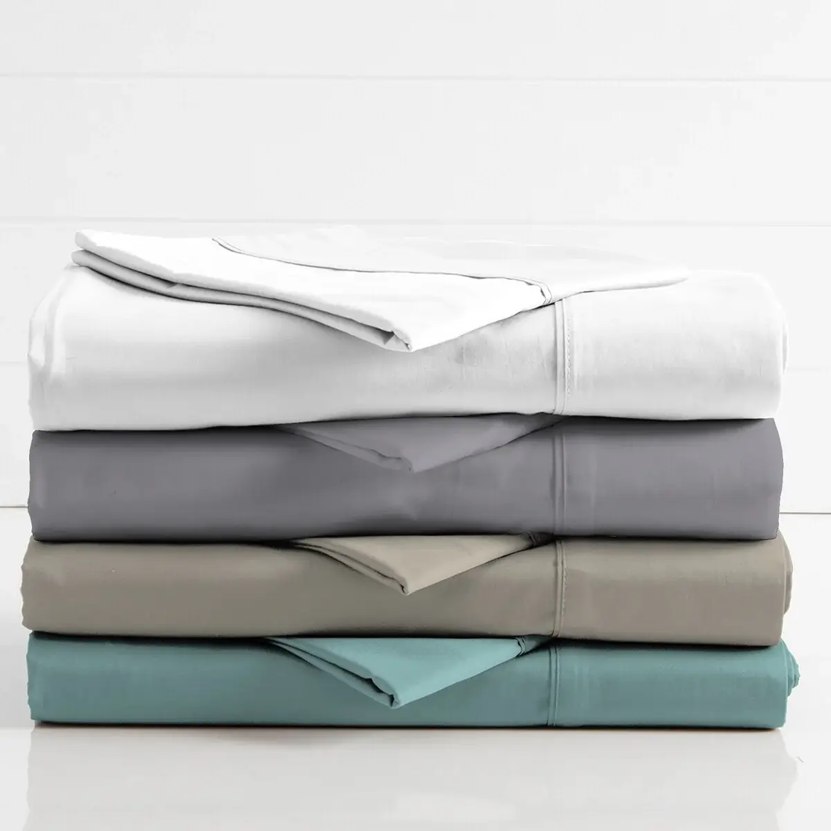 Color Sense 1200TC Premium Cotton-Blend Wrinkle-Resistant Sheet Set