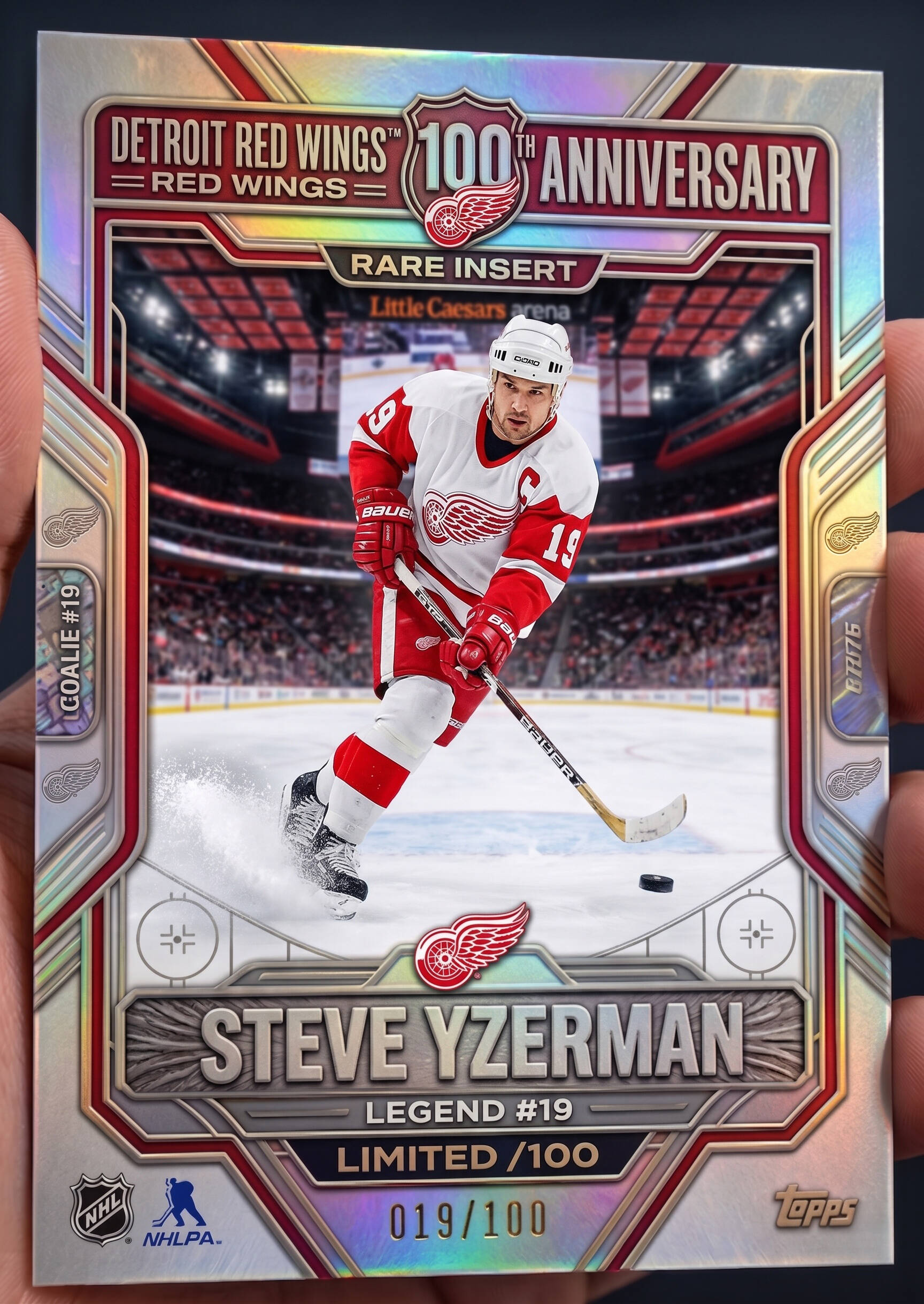 Detroit Red Wings 100th Anniversary 2026 Legacy Collection Hobby Box