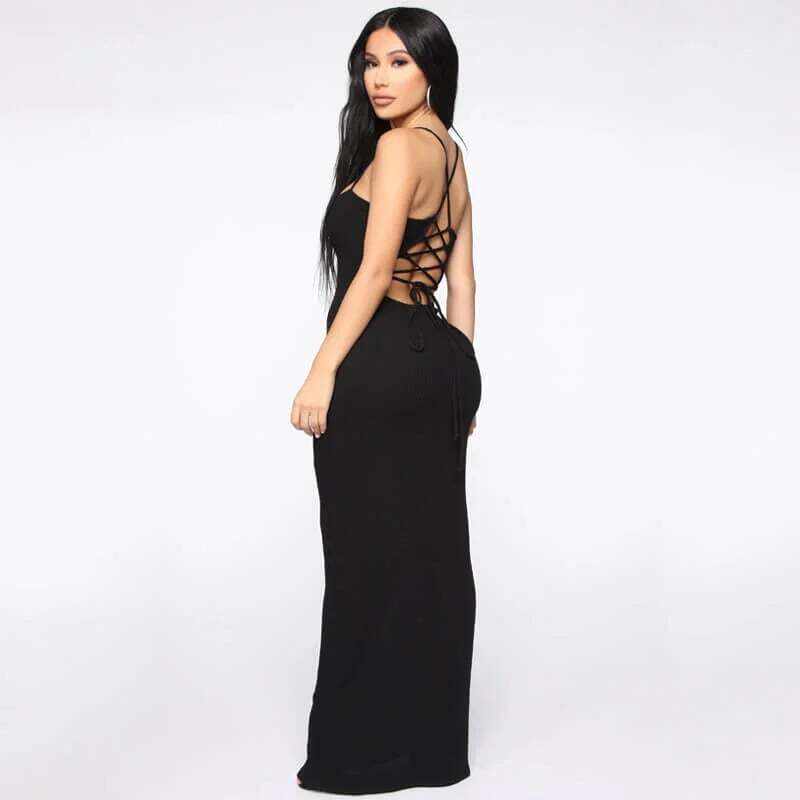 Sexy backless dress