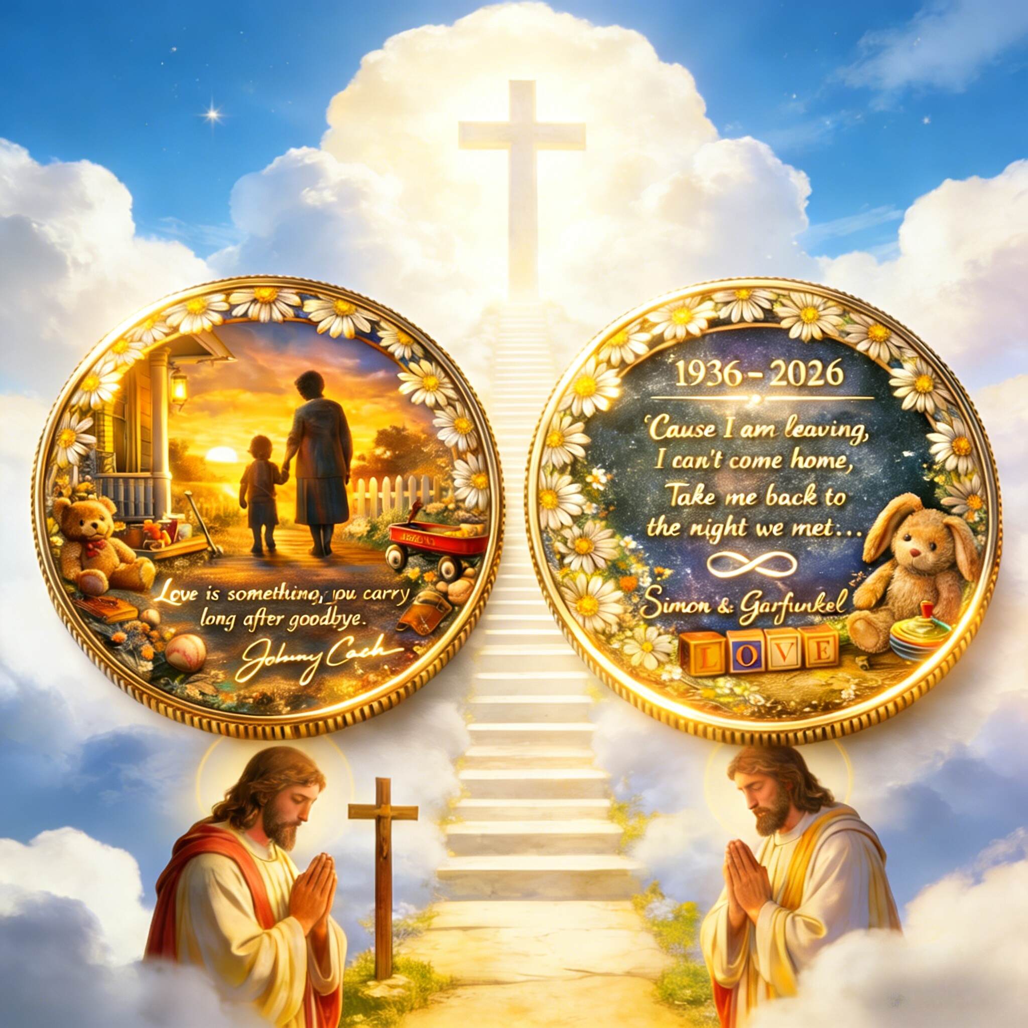 Love Never Leaves Remembrance Coin