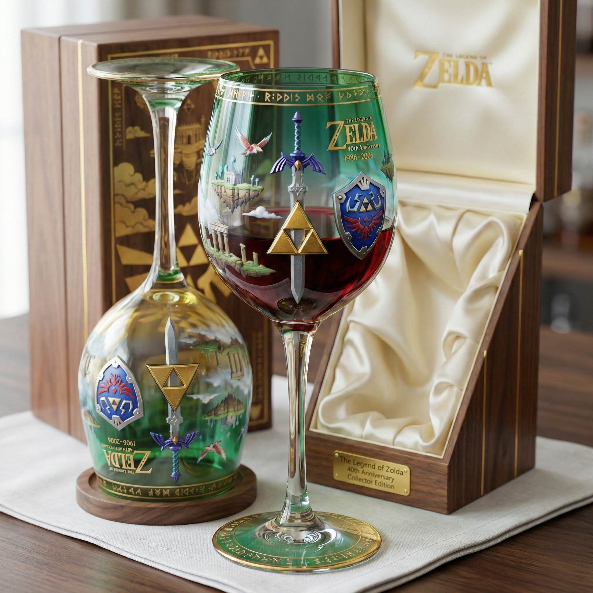 The Legend of Zelda 40th Anniversary Collector Glass