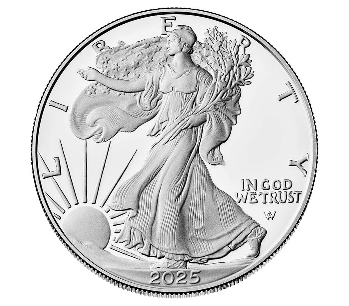 American Eagle 2025 Silver Coin First Strikes