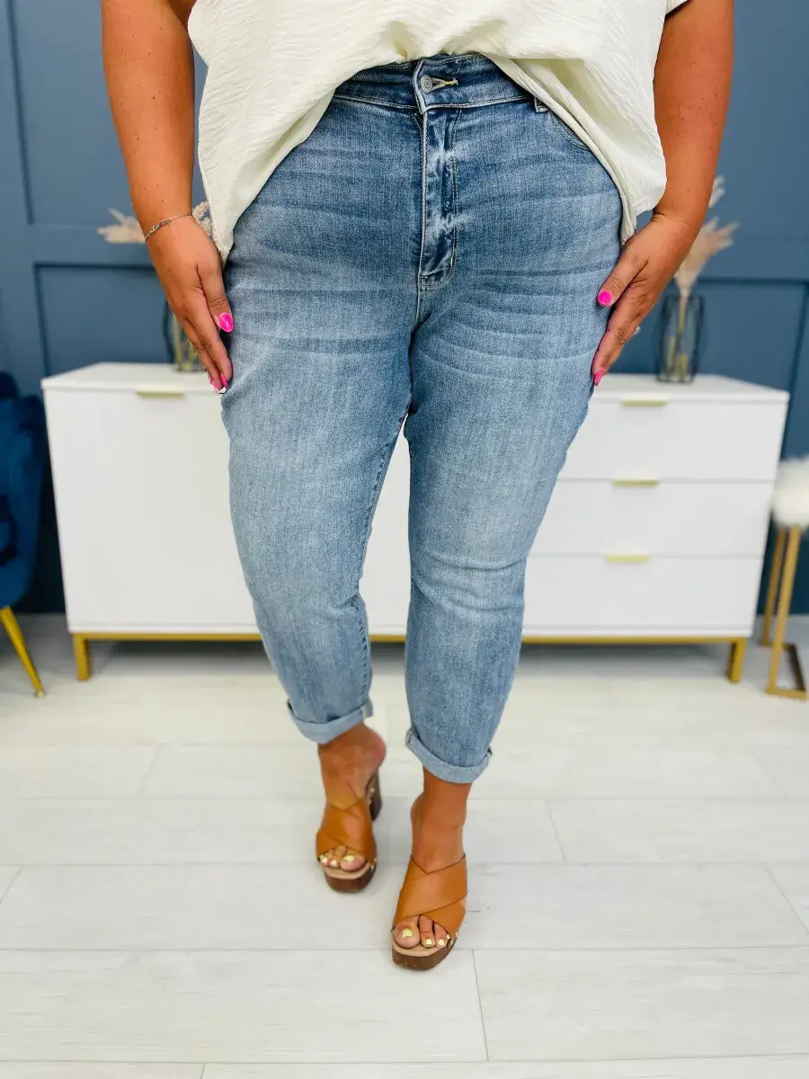 MARKDOWNS! Reg/Curvy The Bleach Boys Nondistressed Boyfriend Jeans--Multiple Washes!
