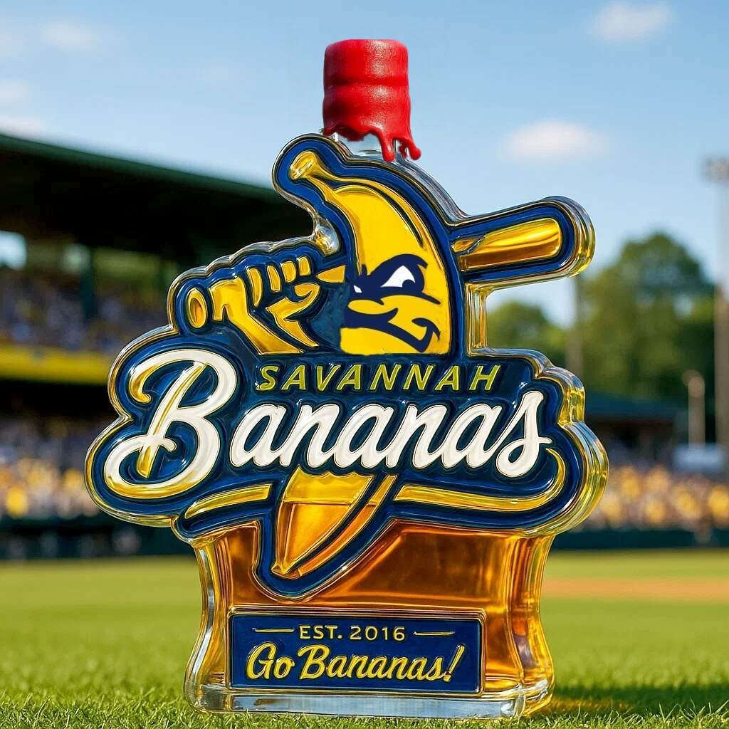 Savannah Bananas Limited Edition Whisky Bottle