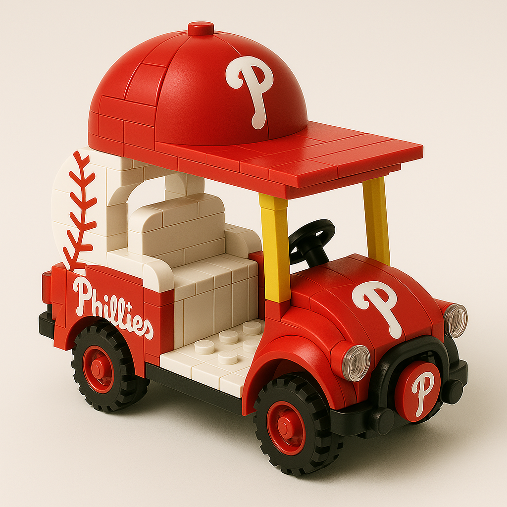 Baseball Team Cart Building Blocks