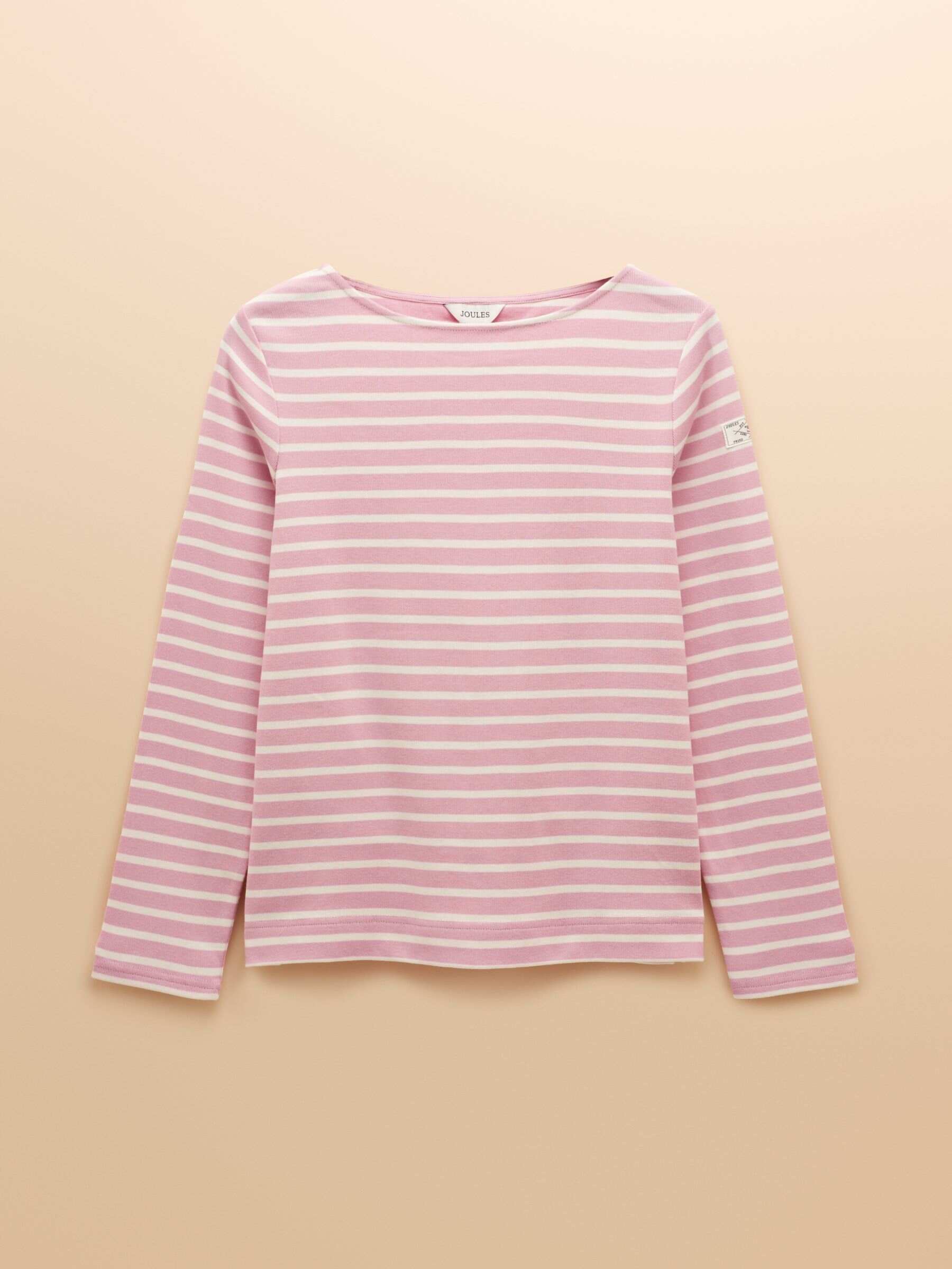 Harbour Pink Boat Neck Breton Top