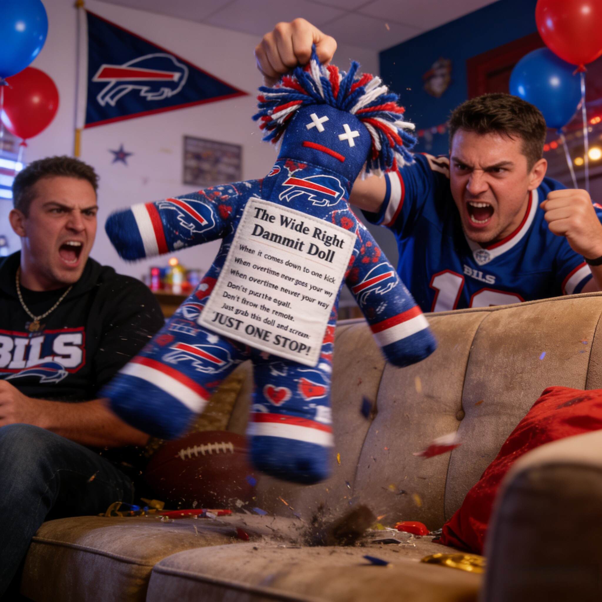Buffalo Bills Mafia Heartbreak Dammit Doll