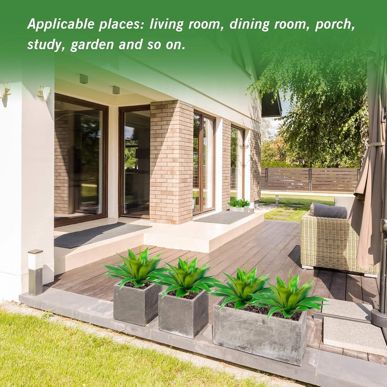 🔥On Sale🔥Large UV Resistant Artificial Agave Plants