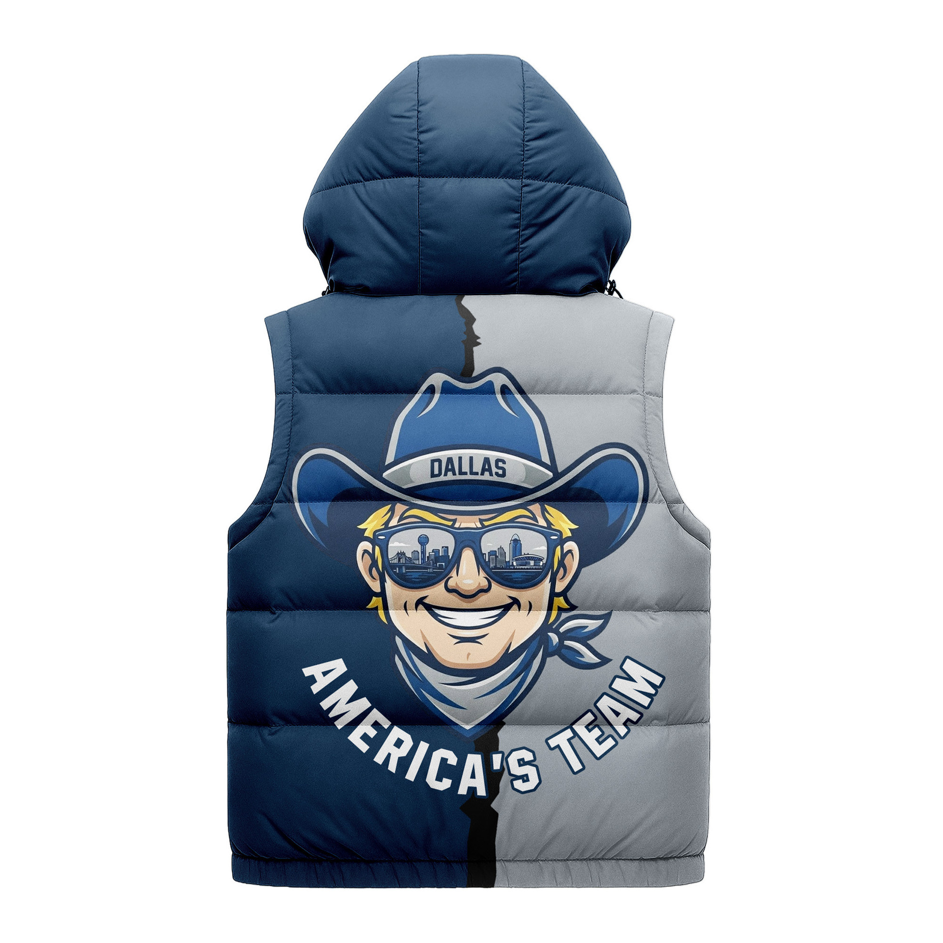 Dallas Cowboys | Premium NFL Mascot Puffer Vest NY