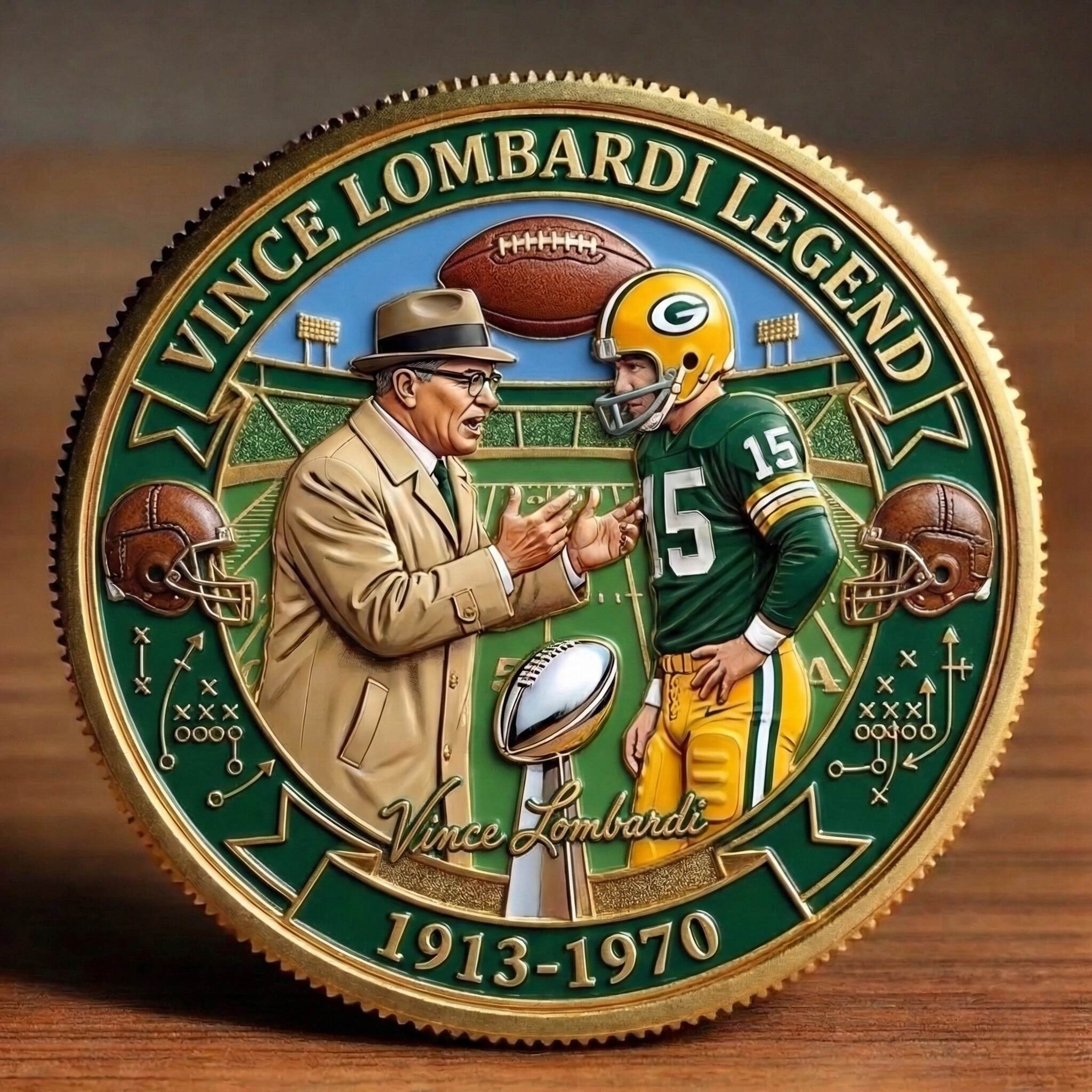 Vince Lombardi Legend Commemorative Coin
