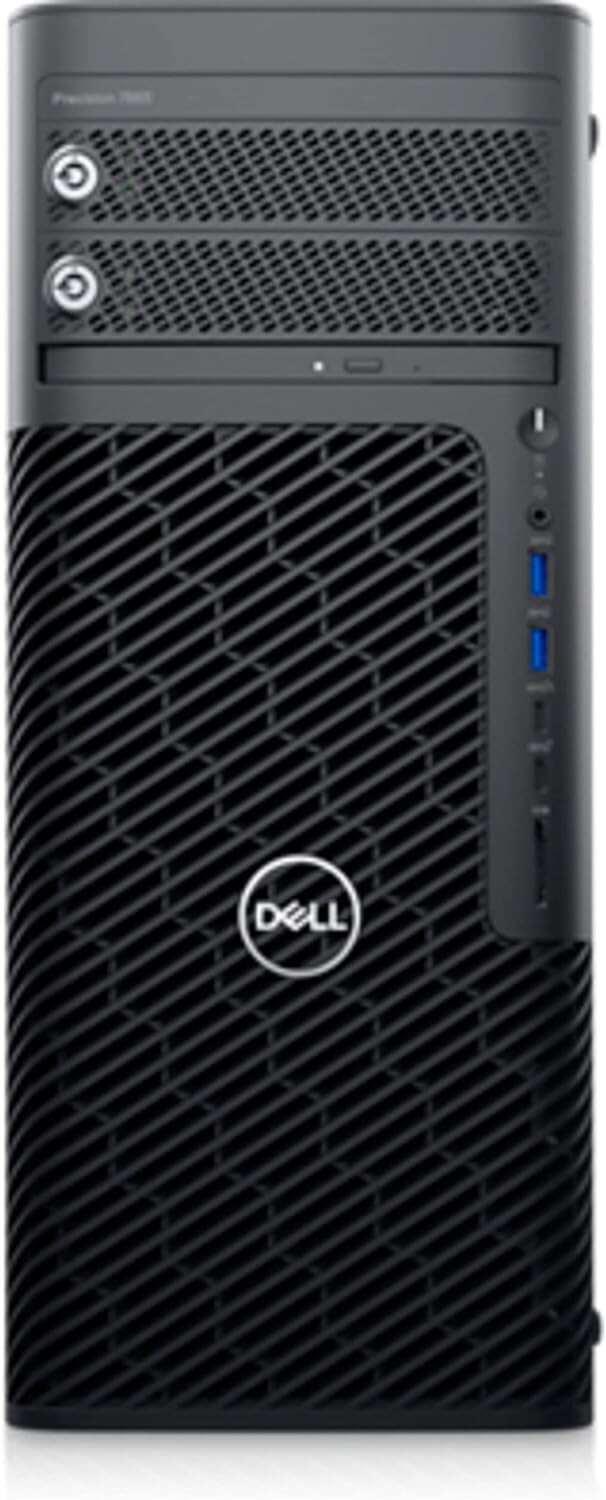 Dell Precision T7865 Workstation Desktop Computer Tower (2022) | Core Threadripper PRO - 2TB SSD Hard Drive + 1TB SSD - 256GB RAM - in SLI | 32 Cores @ 4.5 GHz - 32GB GDDR6 Win 11 Pro (Renewed)